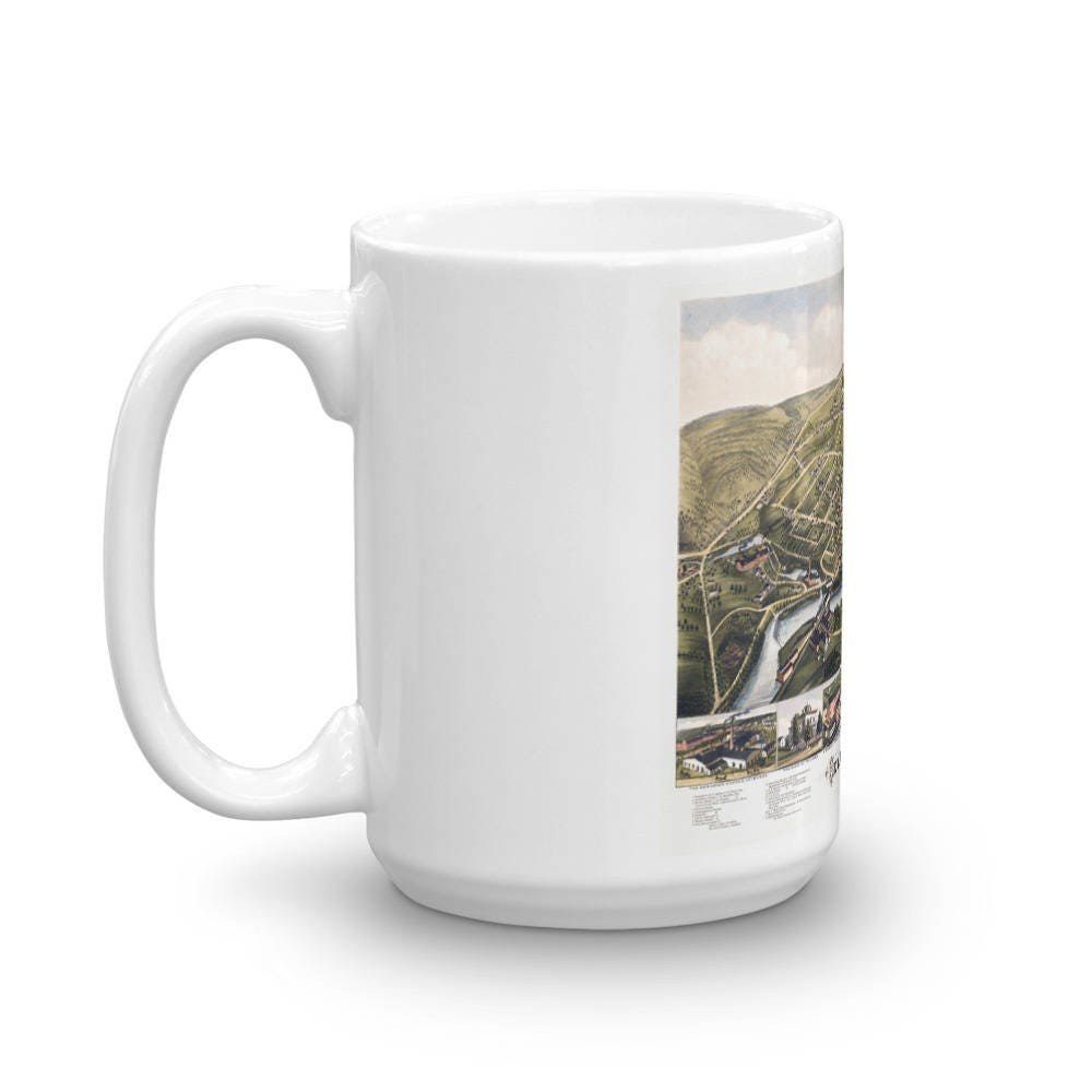 Seymour Conn 1879 Map Coffee Mug view 5