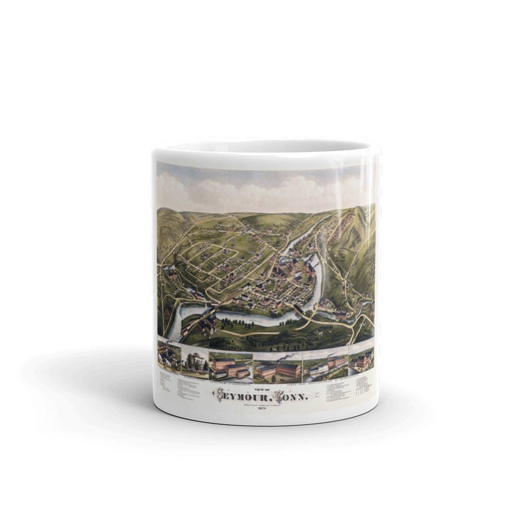Seymour Conn 1879 Map Coffee Mug
