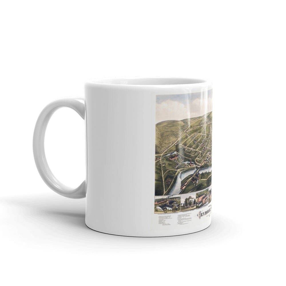 Seymour Conn 1879 Map Coffee Mug view 3