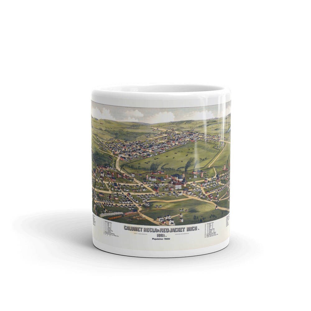Coffee Mug - Calumet Mich 1881 view 3