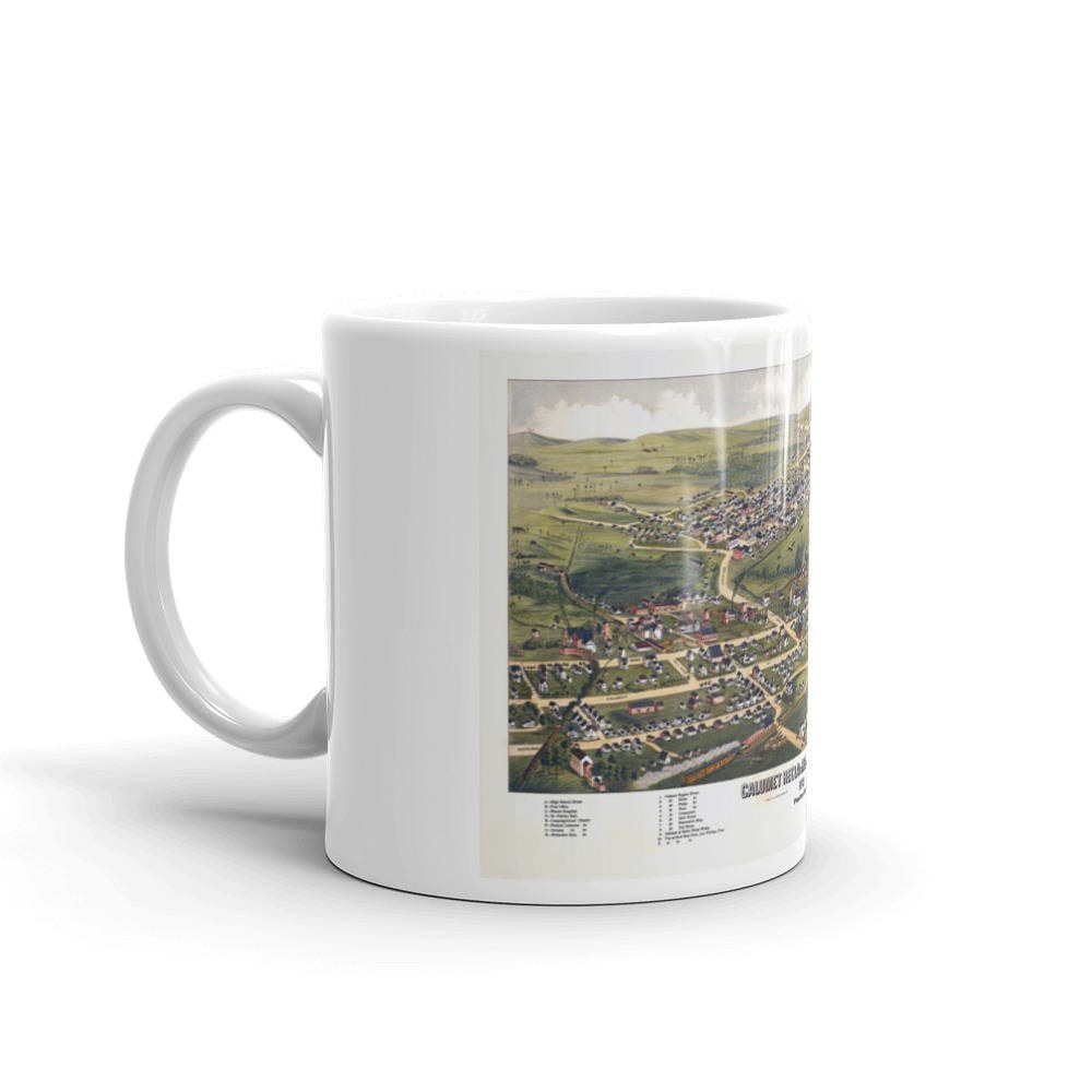 Coffee Mug - Calumet Mich 1881 view 2