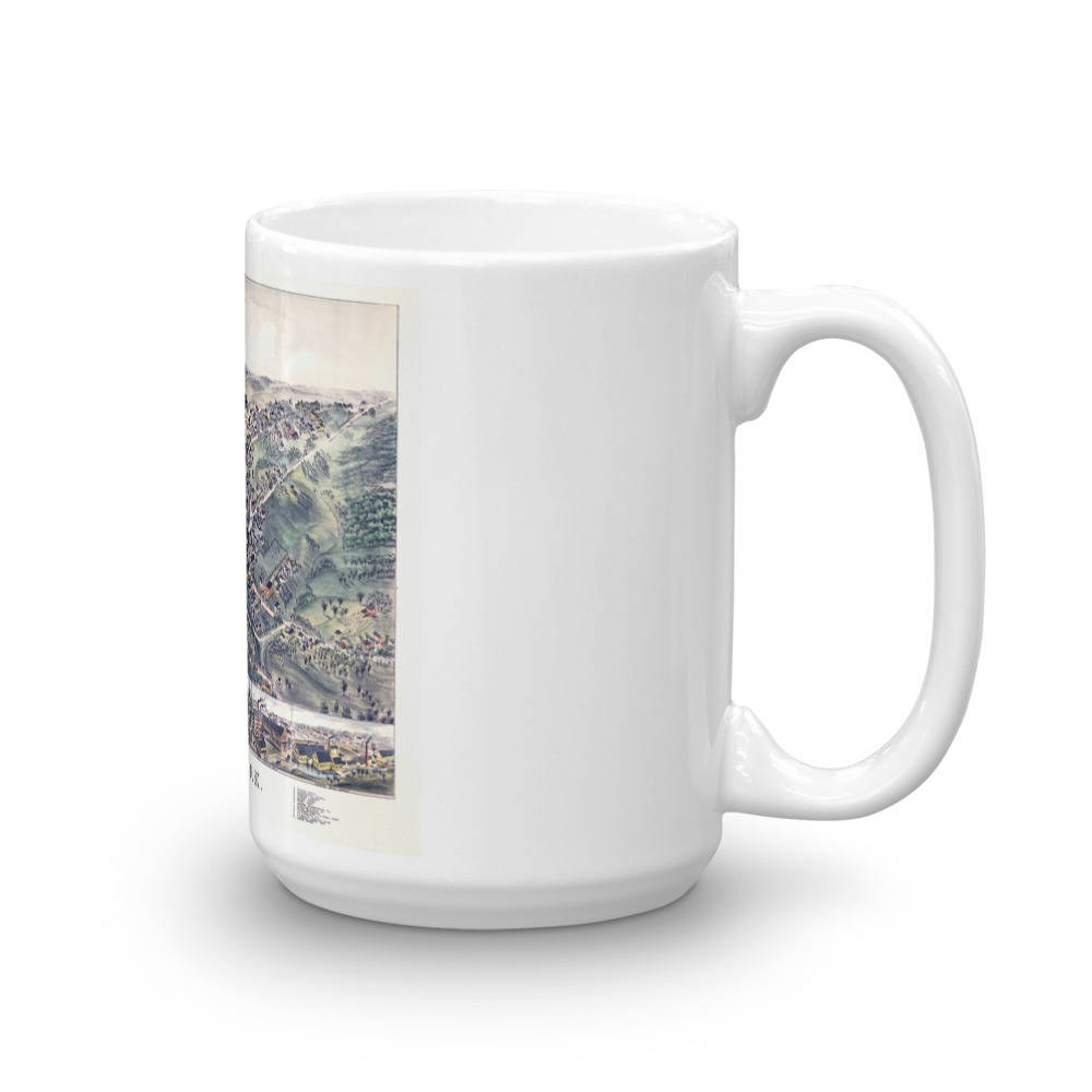 Coffee Mug - Cheshire Connecticut 1882 view 4