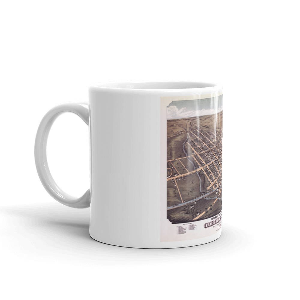 Coffee Mug - Circleville Ohio 1876 view 2
