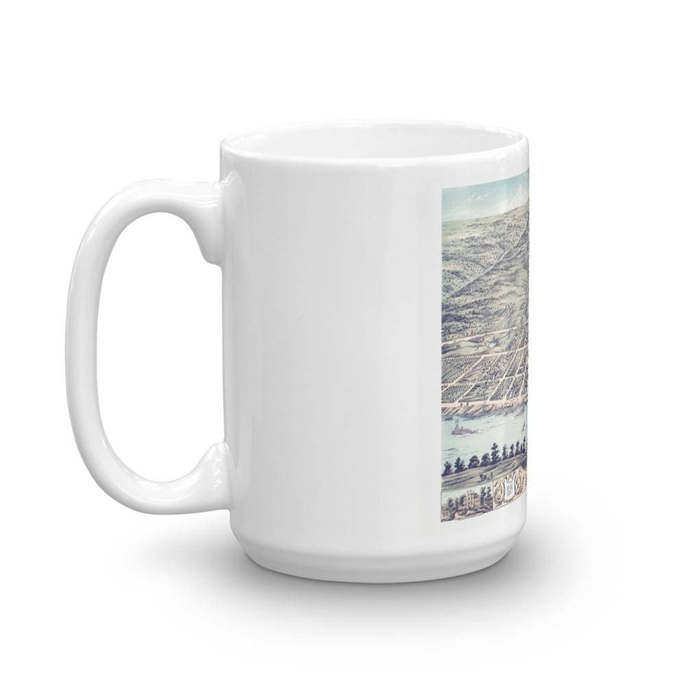Coffee Mug - Clarksville Tenn 1870 view 5