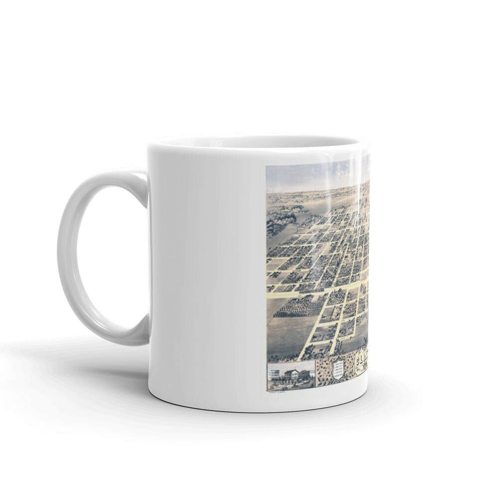 Coffee Mug - Clinton Illinois 1869 view 2