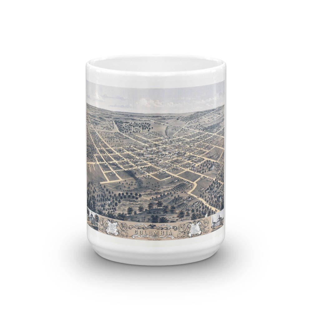 Coffee Mug - Columbia Missouri 1869 view 6