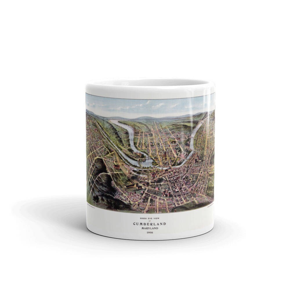 Coffee Mug - Cumberland Maryland 1906 view 3