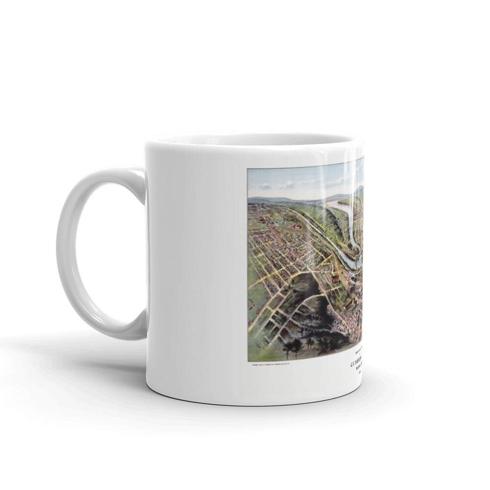 Coffee Mug - Cumberland Maryland 1906 view 2