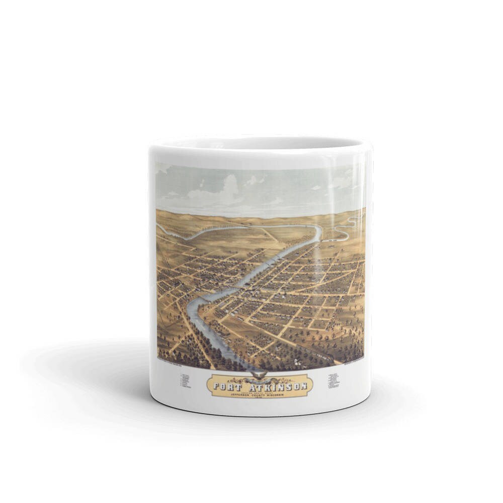 Coffee Mug - Fort Atkinson Wiscons in1870 view 3