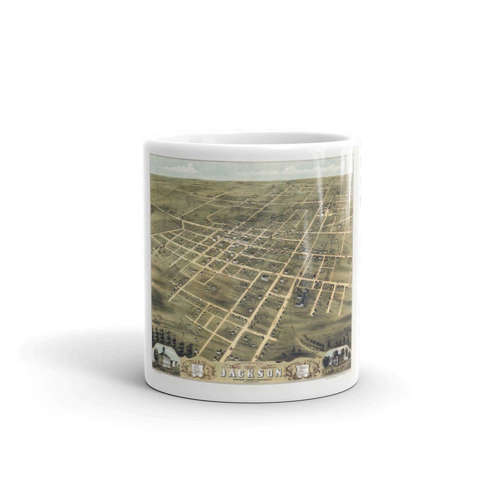 Coffee Mug - Jackson Tennessee 1870 view 3