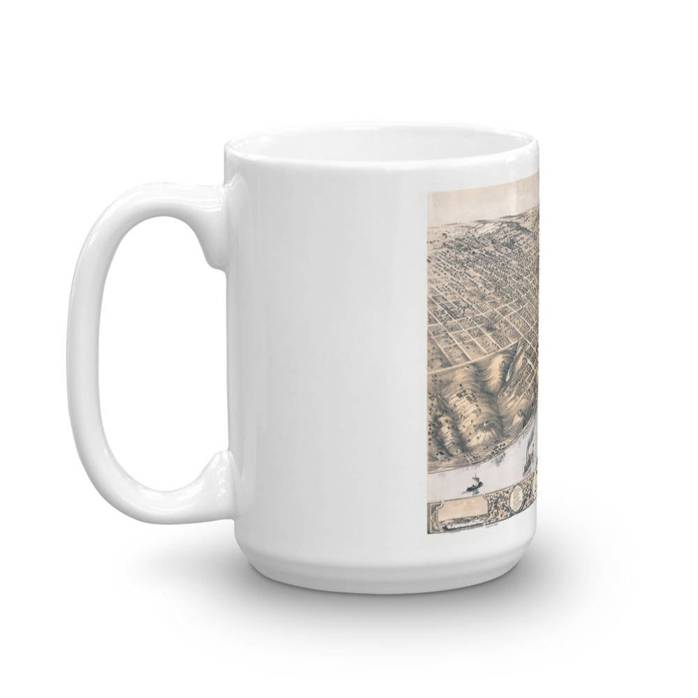 Coffee Mug - Kansas City Missouri 1869 view 5