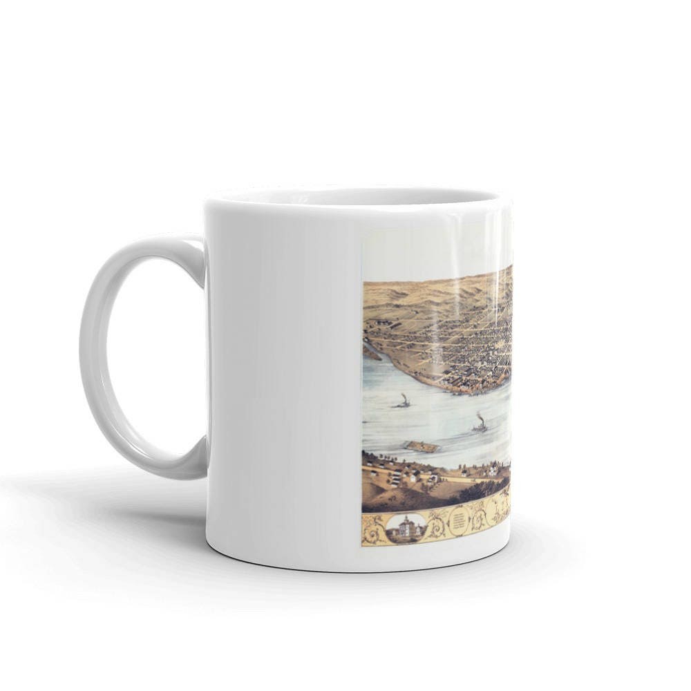 Coffee Mug - Lyons Iowa 1868 view 2