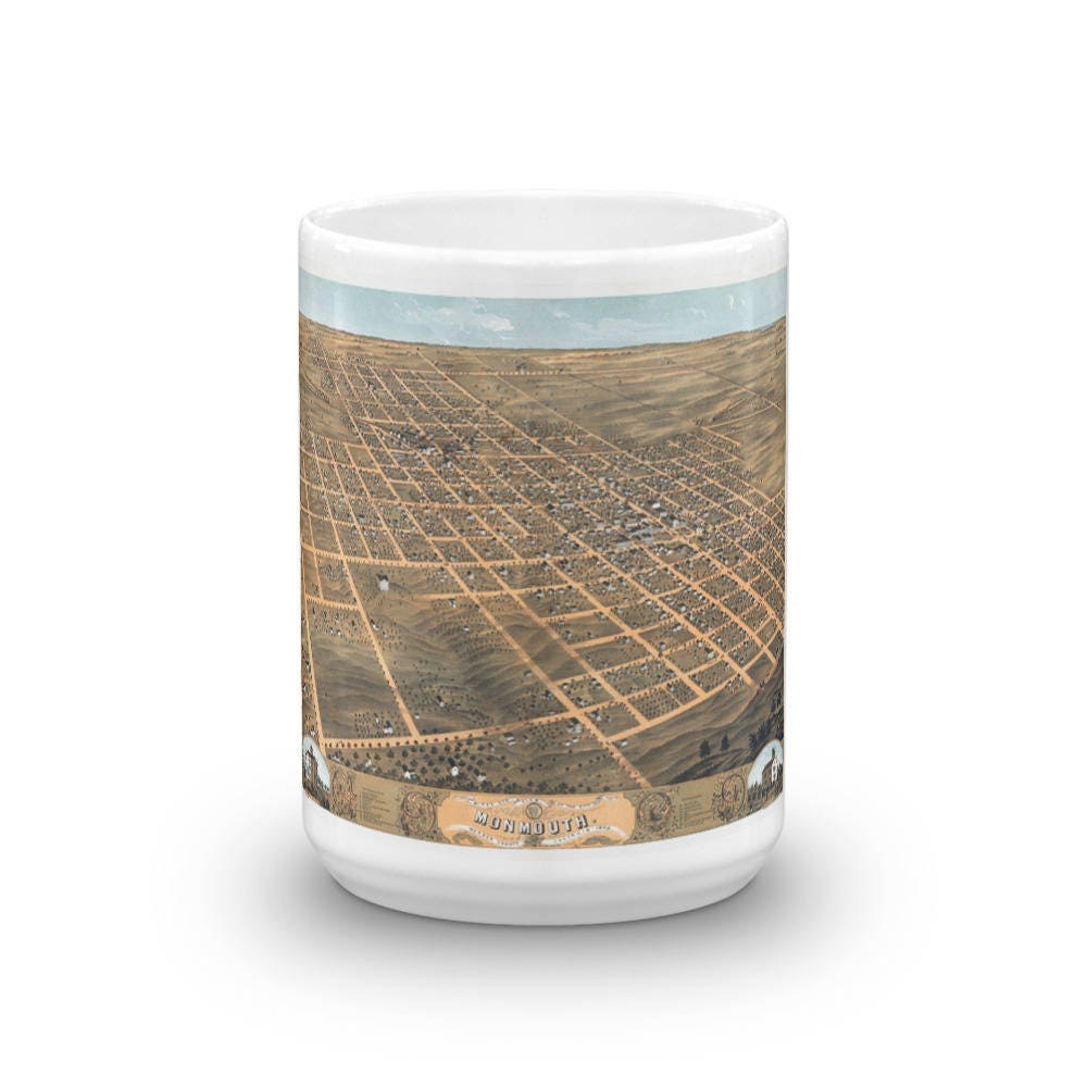 Coffee Mug - Monmouth Illinois 1869 view 6