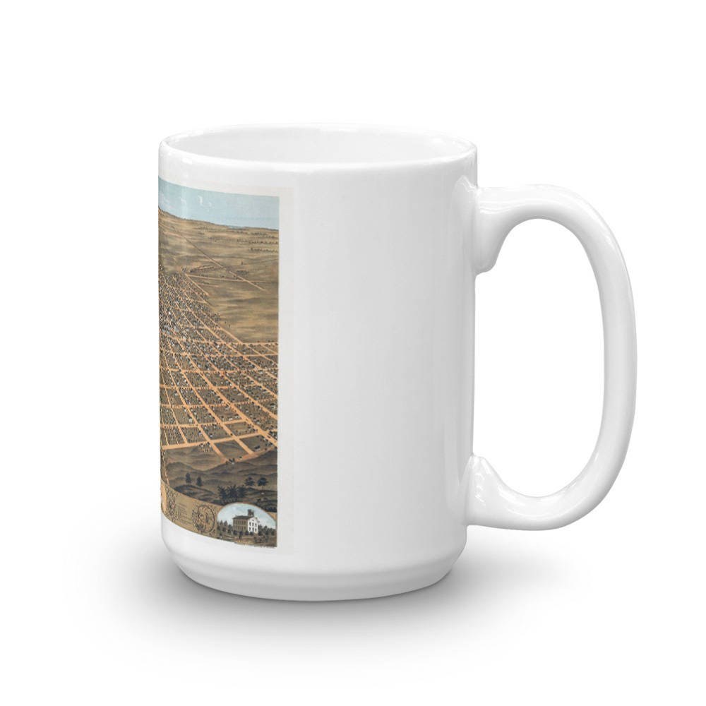 Coffee Mug - Monmouth Illinois 1869 view 4