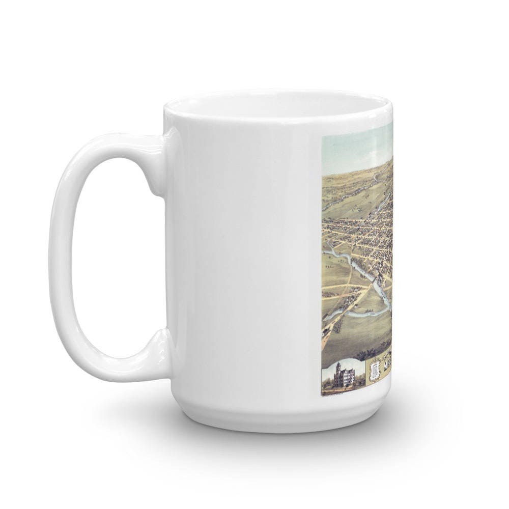 Coffee Mug - Mount Vernon Ohio 1870 view 5