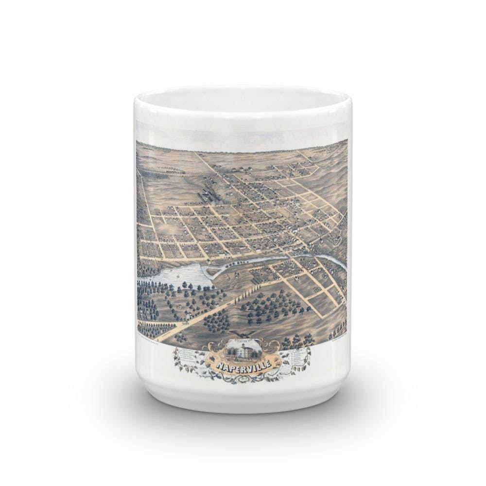 Coffee Mug - Naperville Illinois 1869 view 6