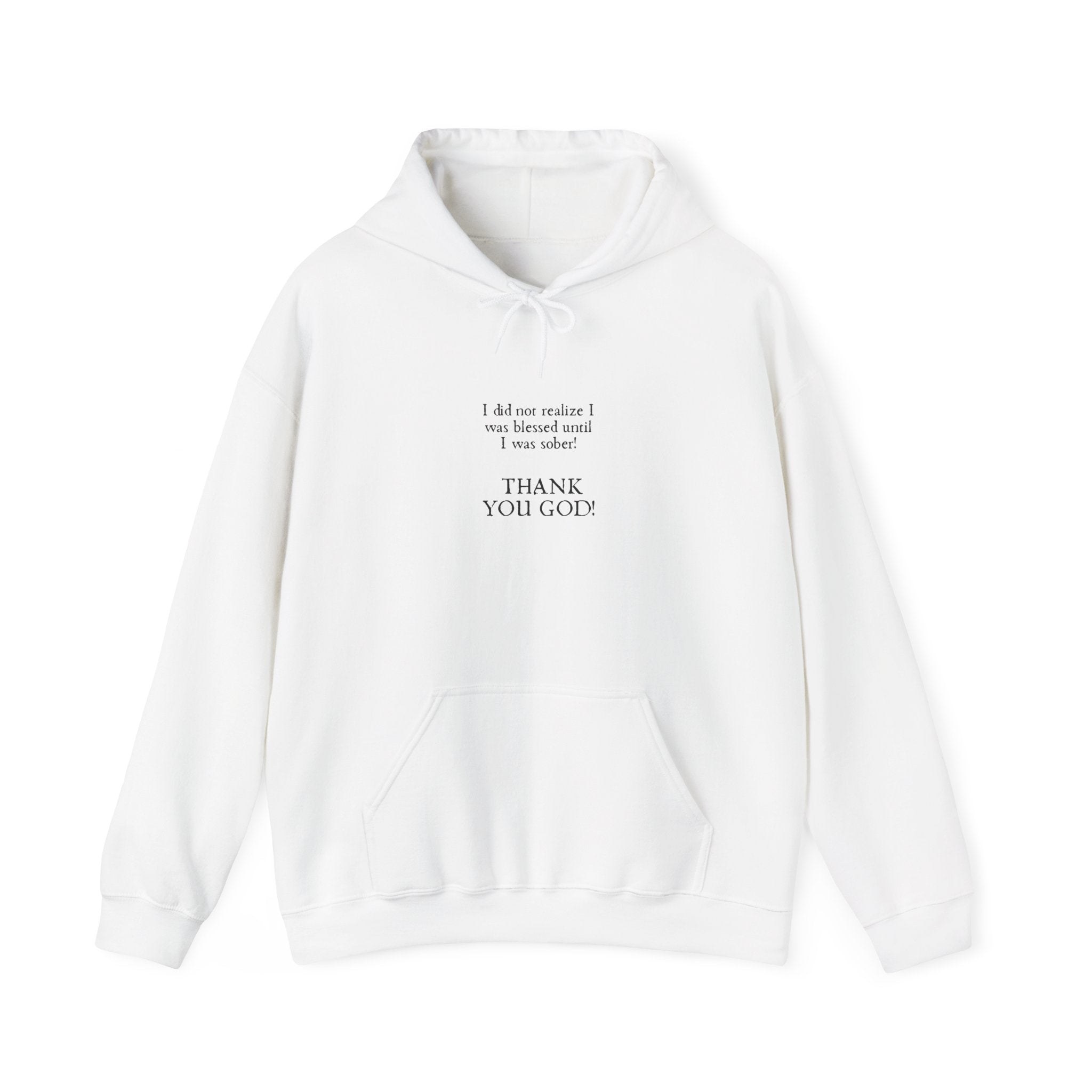 Thank You God Hoodie — Minimal Faith Graphic Pullover