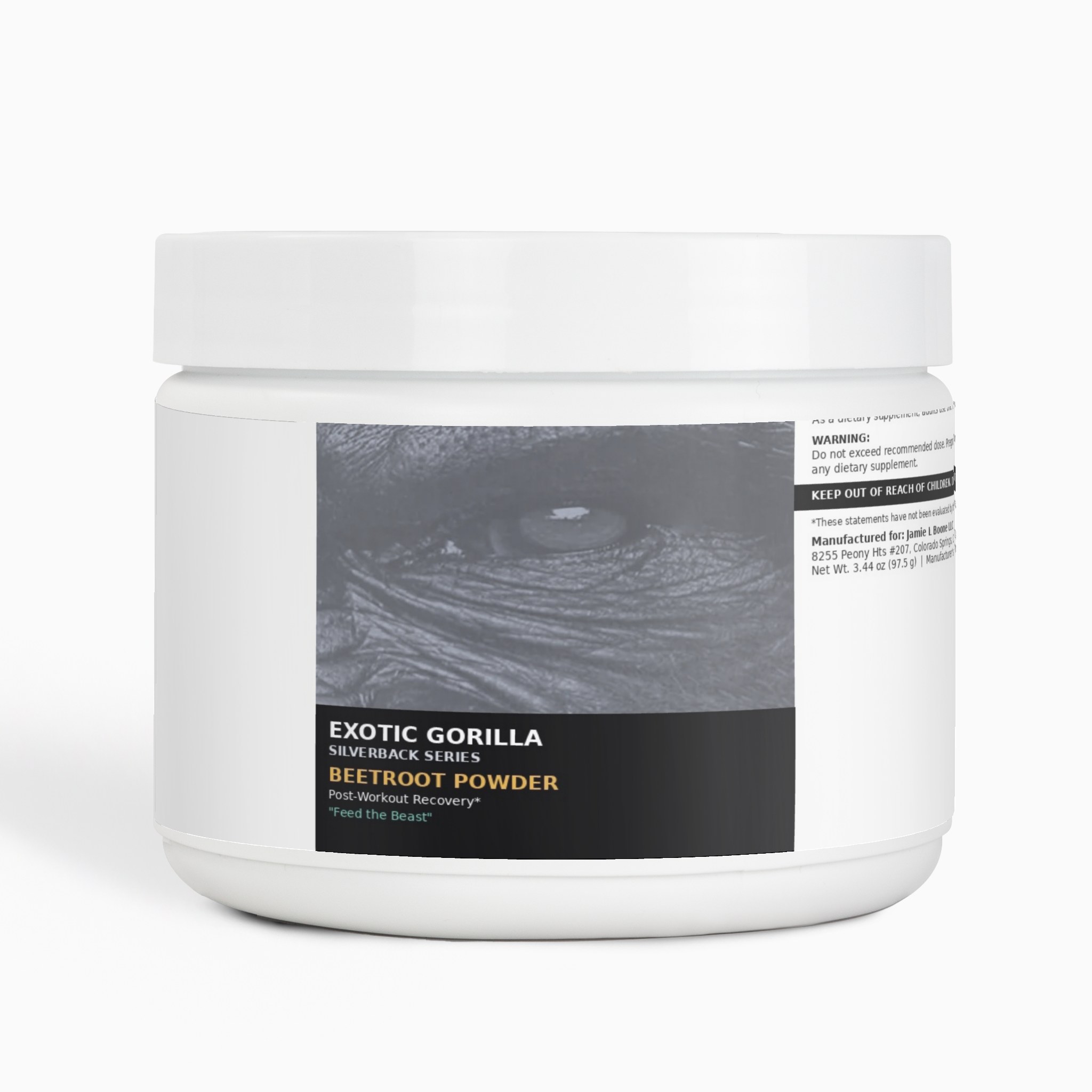 Exotic Gorilla Silverback Series Beetroot Powder