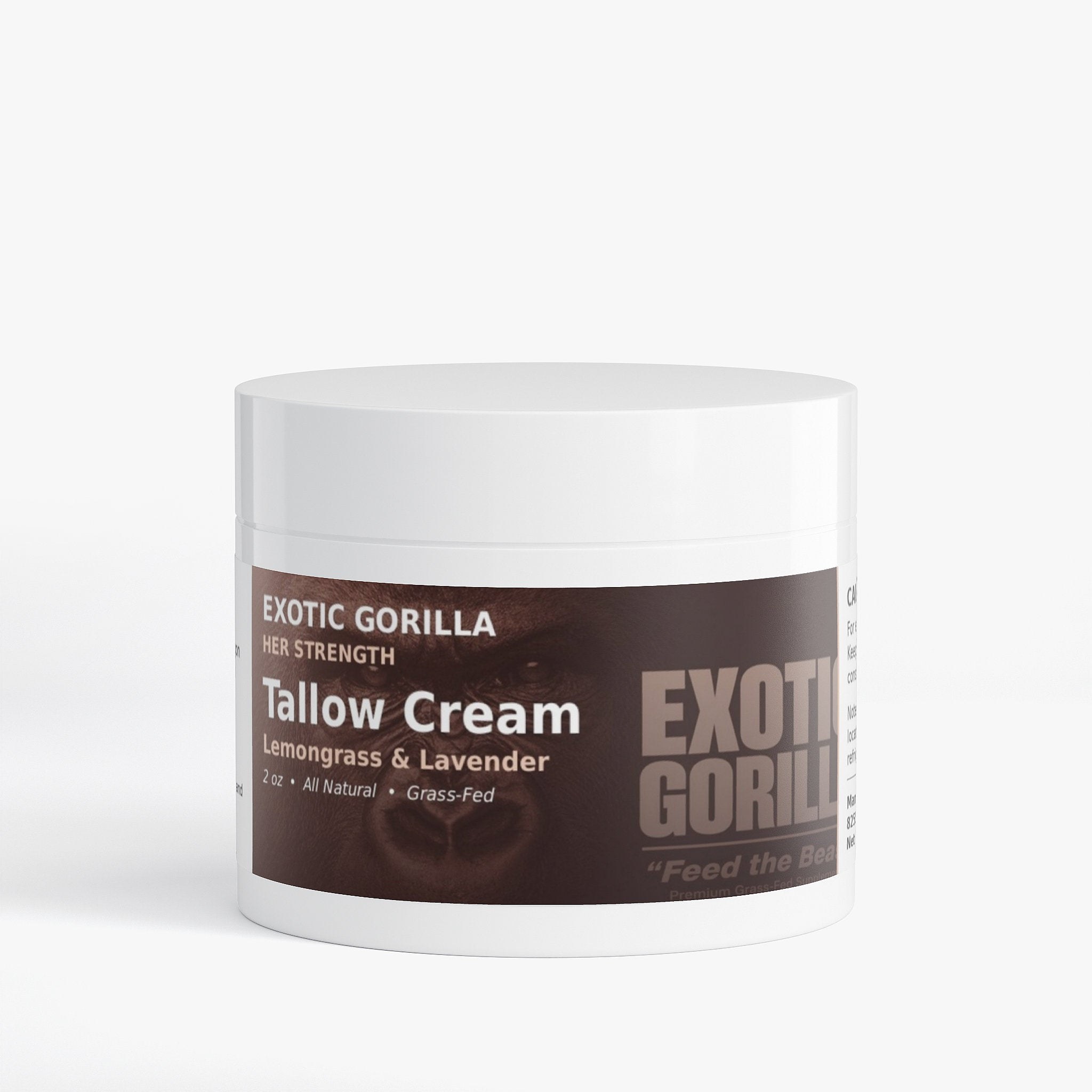 Exotic Gorilla Her Strength Tallow Cream Lemongrass & Lavender