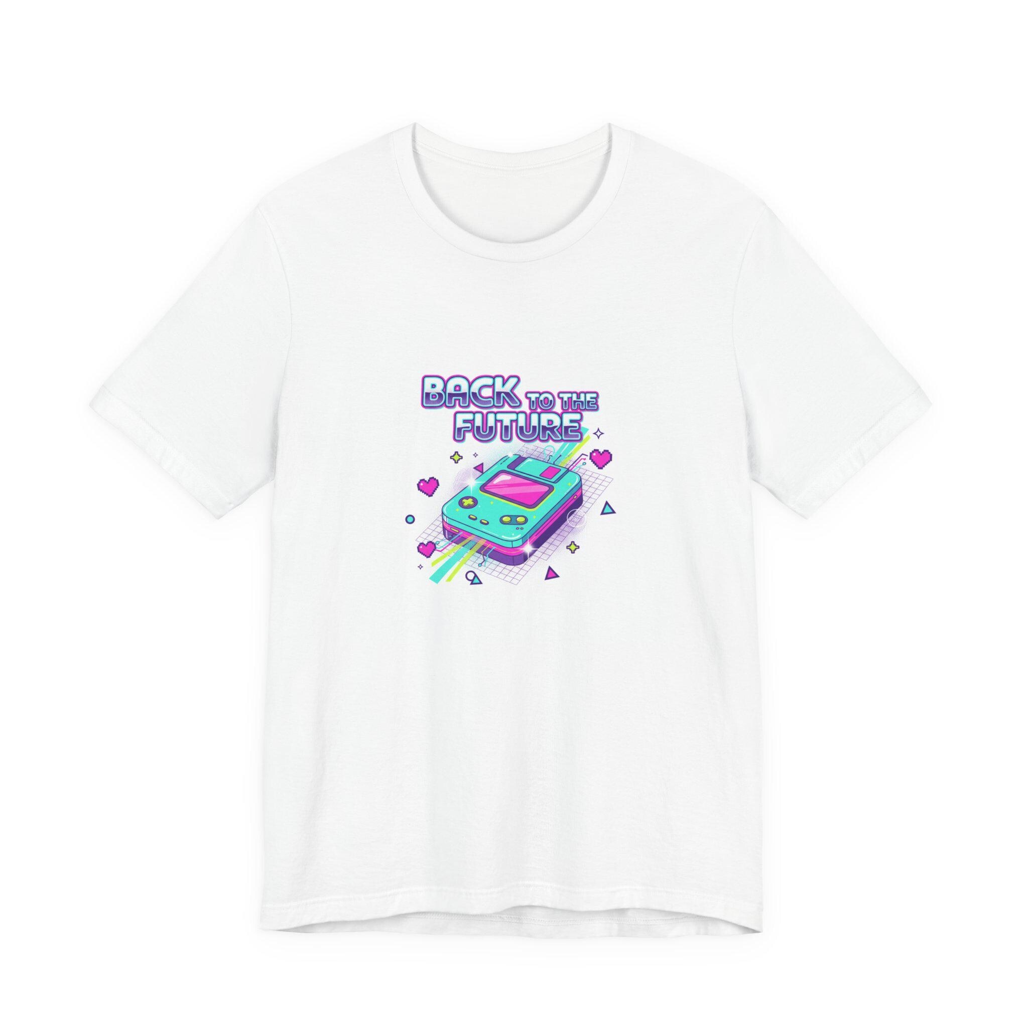 Cyber Holo Retro Tech Tee | Y2K cyber nostalgia, chrome text