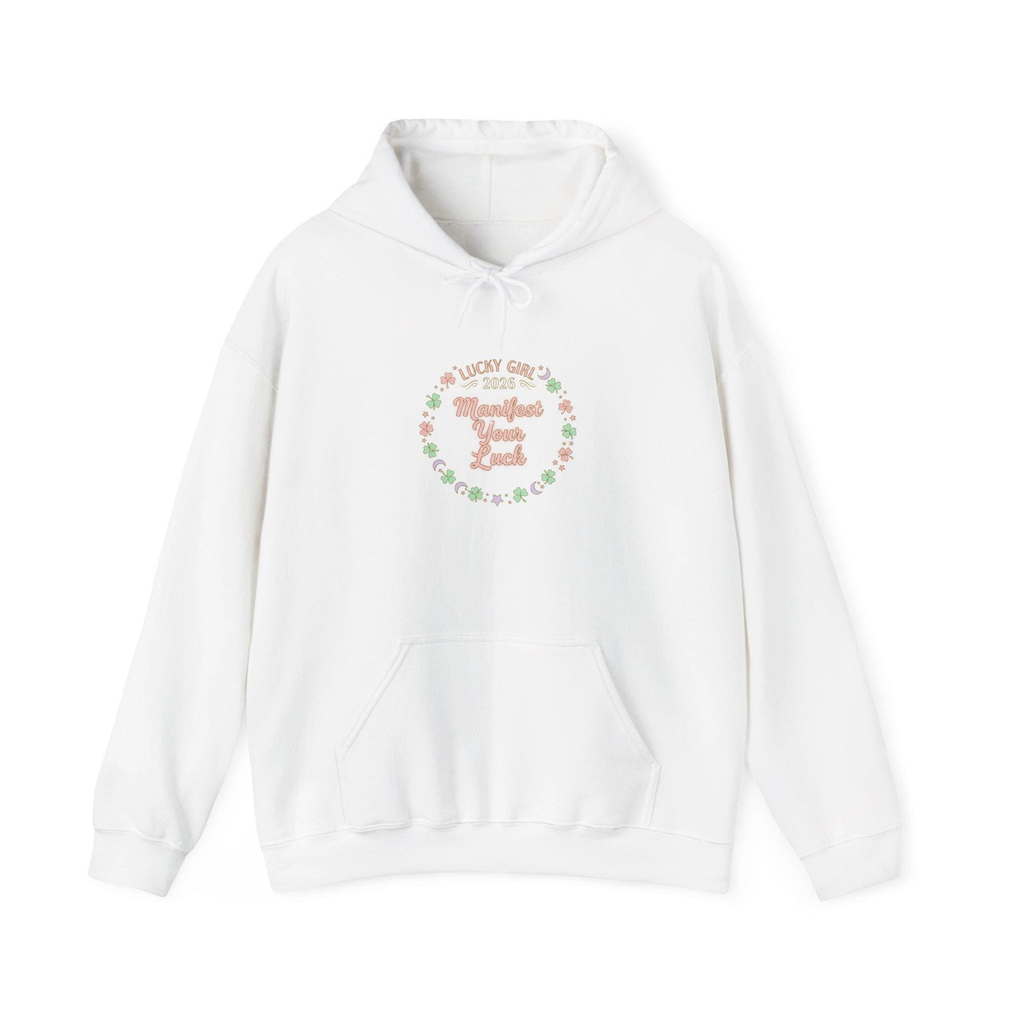 Manifest Luck Lucky Girl Hoodie | 2026 lucky charms, angel number