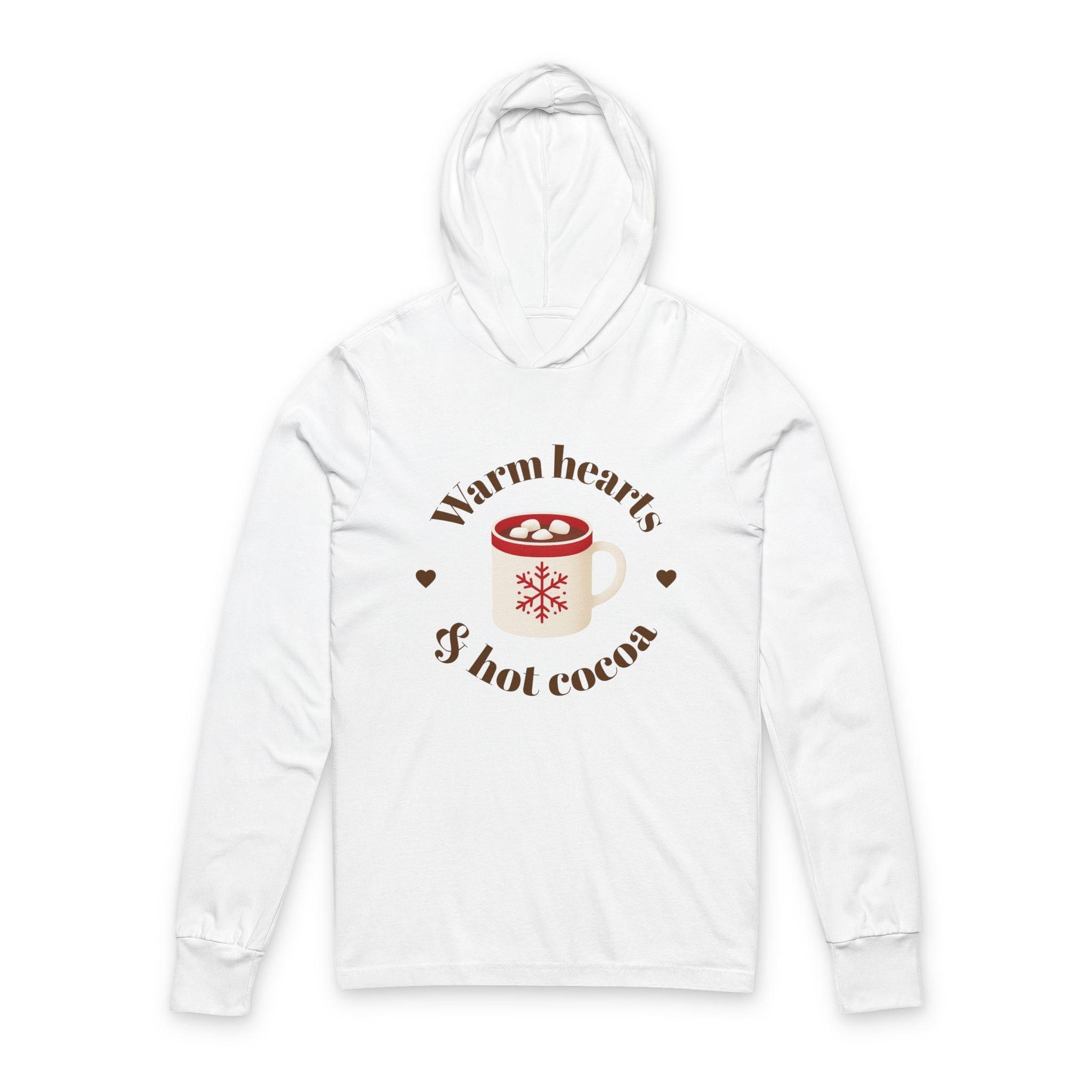 Warm Hearts & Hot Cocoa Hoodie | Winter Hot Cocoa Graphic