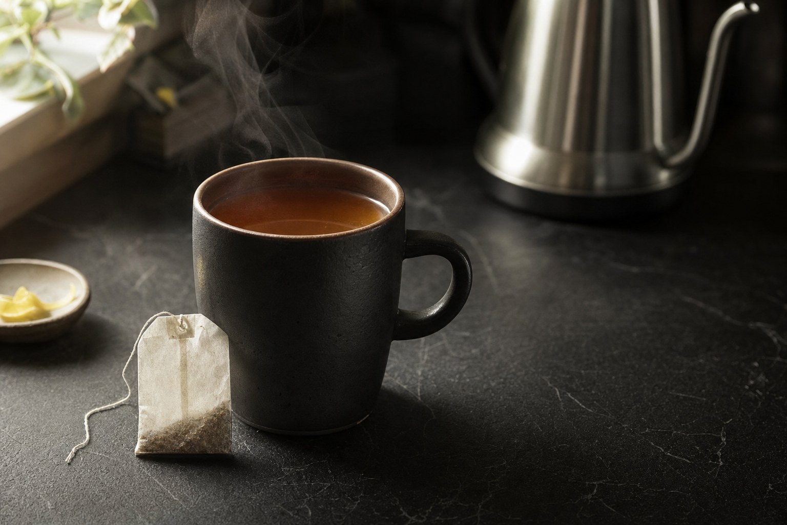Black tea bags from bustersplace