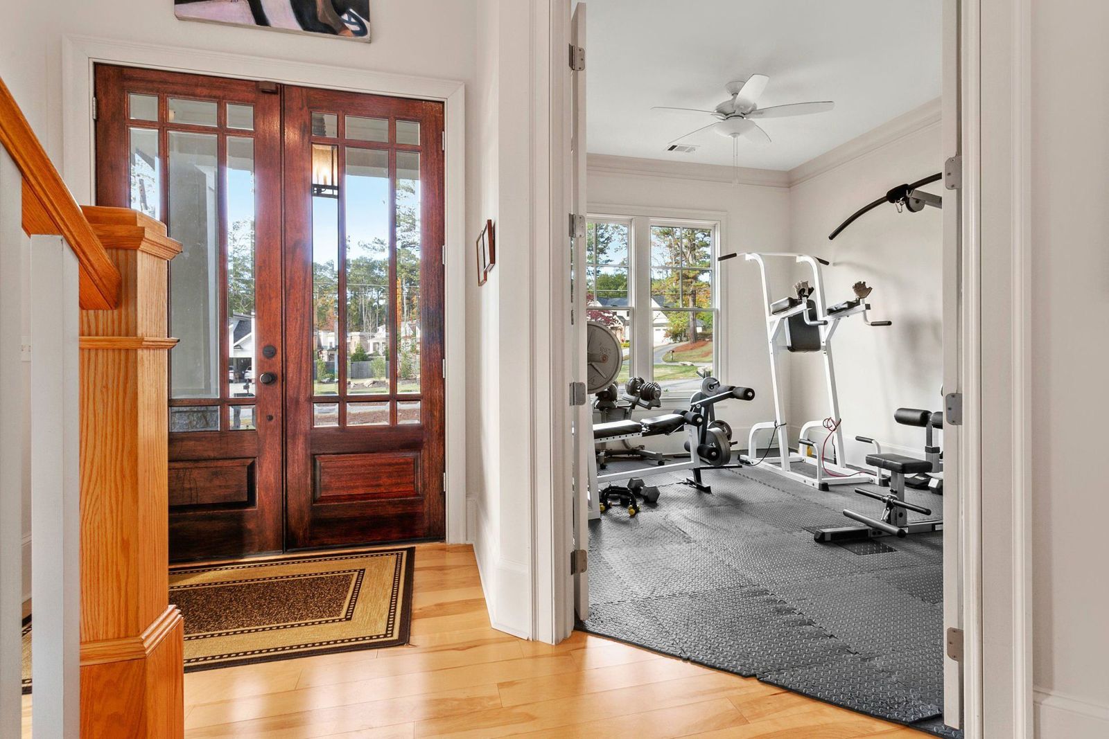 Home gym, after the professional reshoot