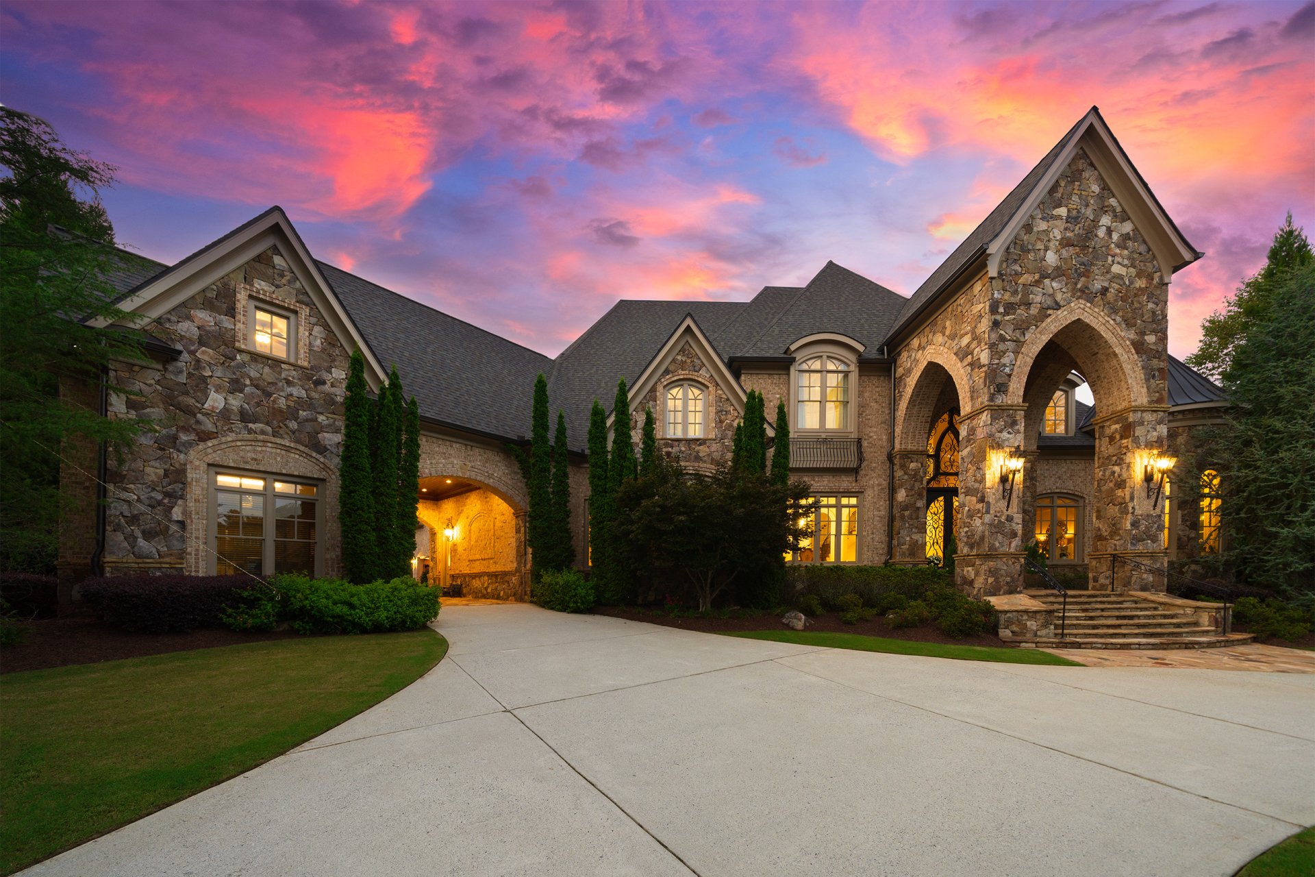 Modern Atlanta residence photographed for a residential listing