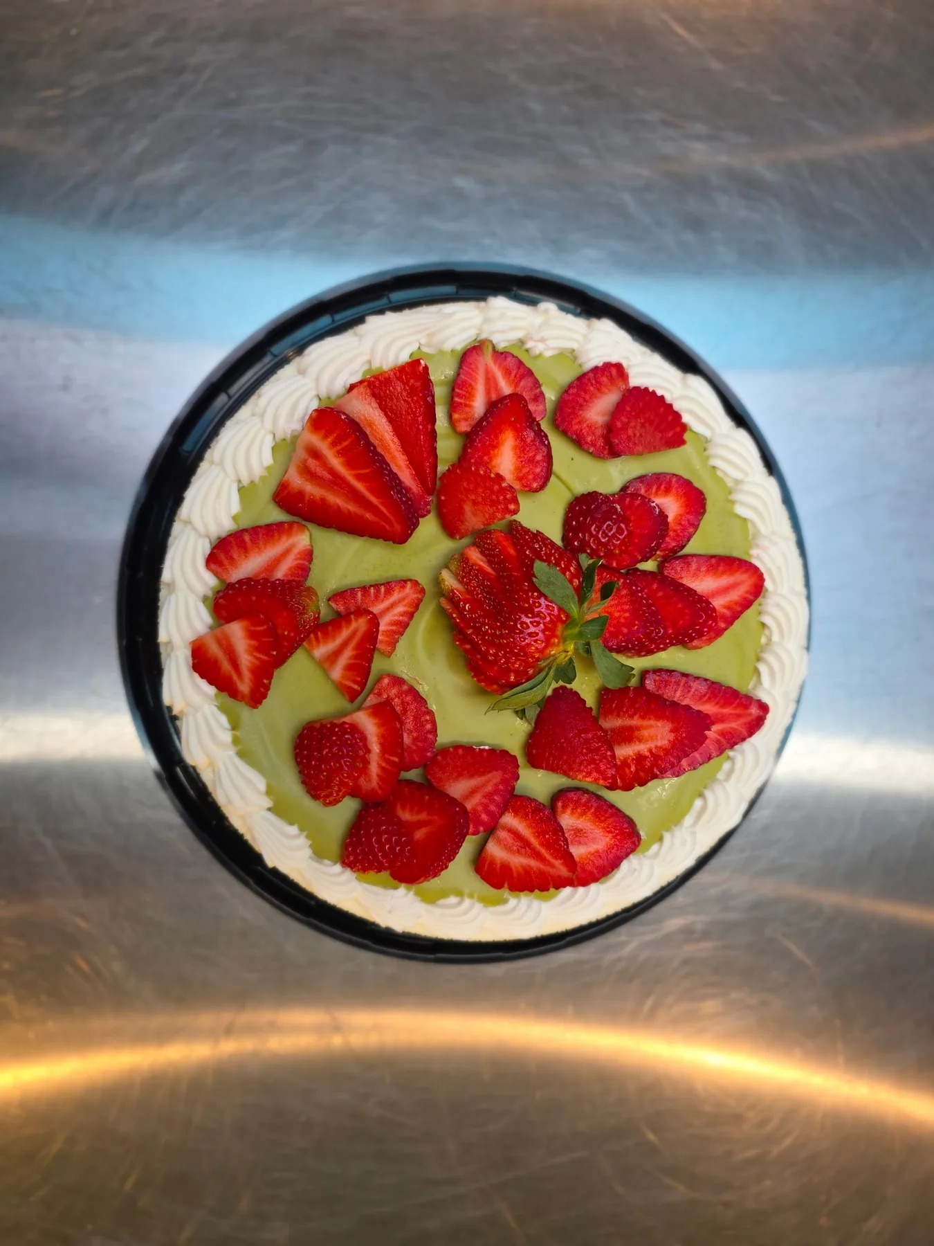 A fresh fruit platter prepared for guests