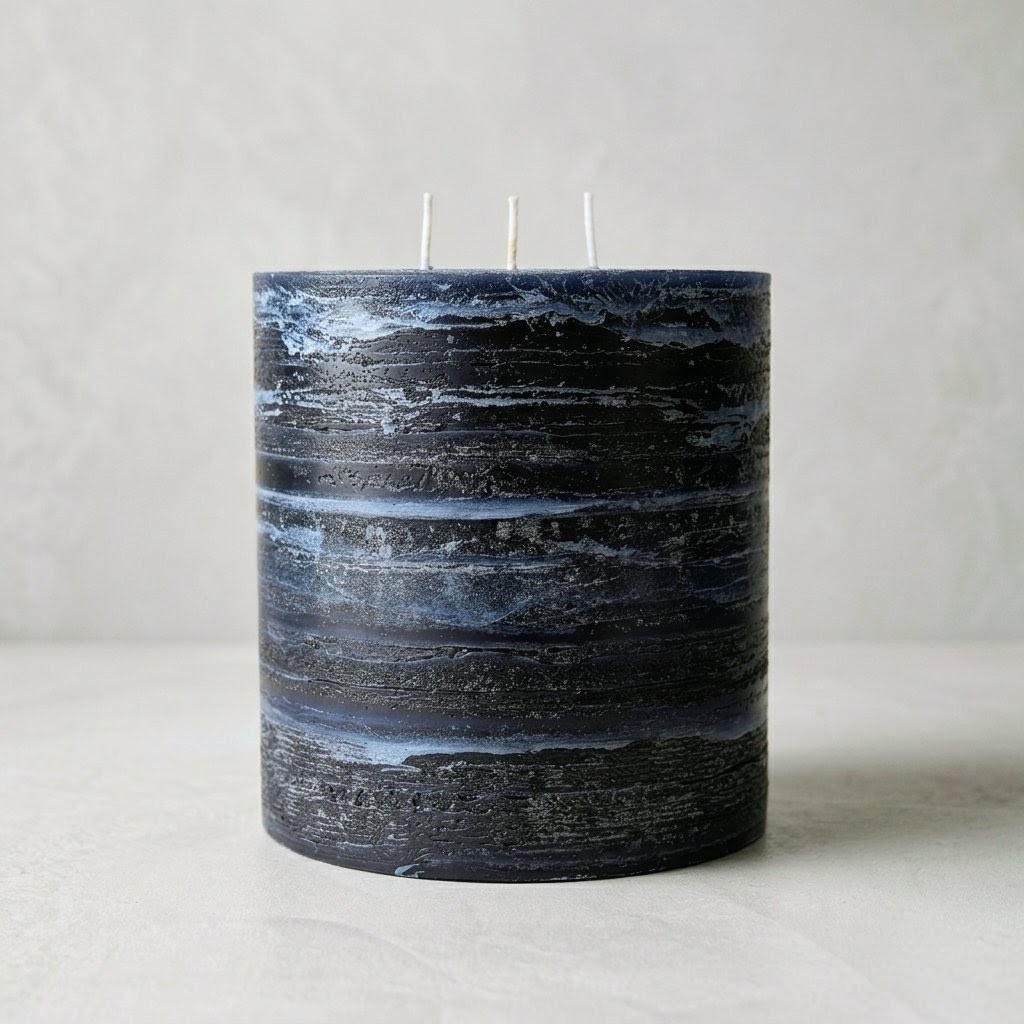 Abyss Three Wick pillar candle