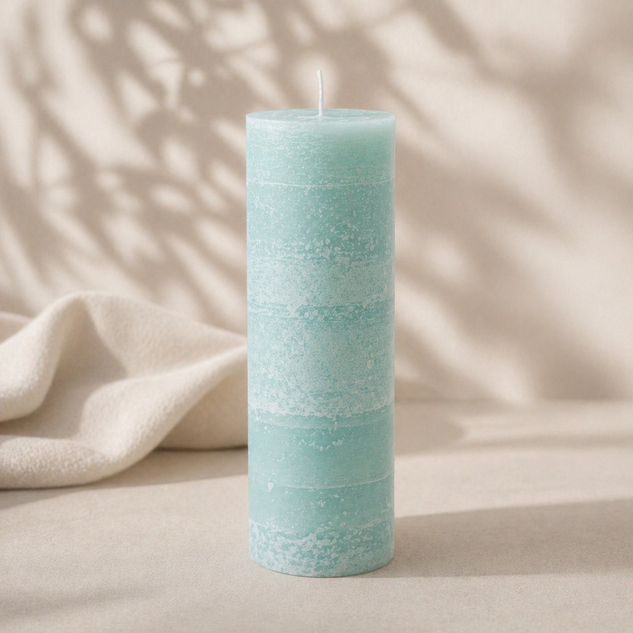 Seafoam Grand Pillar Set | The Ocean Series | 6, 9, 12 Inch Minimalist Statement Candles
