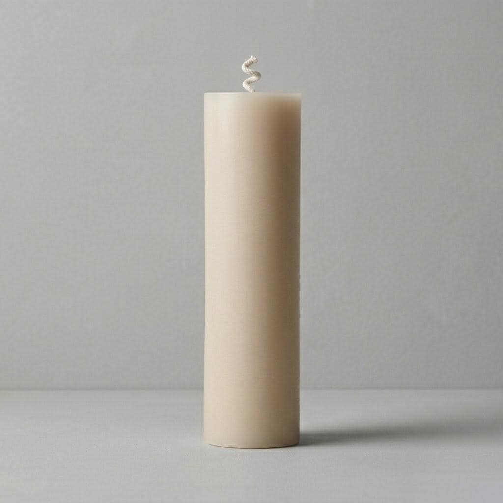 12.5 Inch Tall Soy Pillar: Modern Architectural Statement