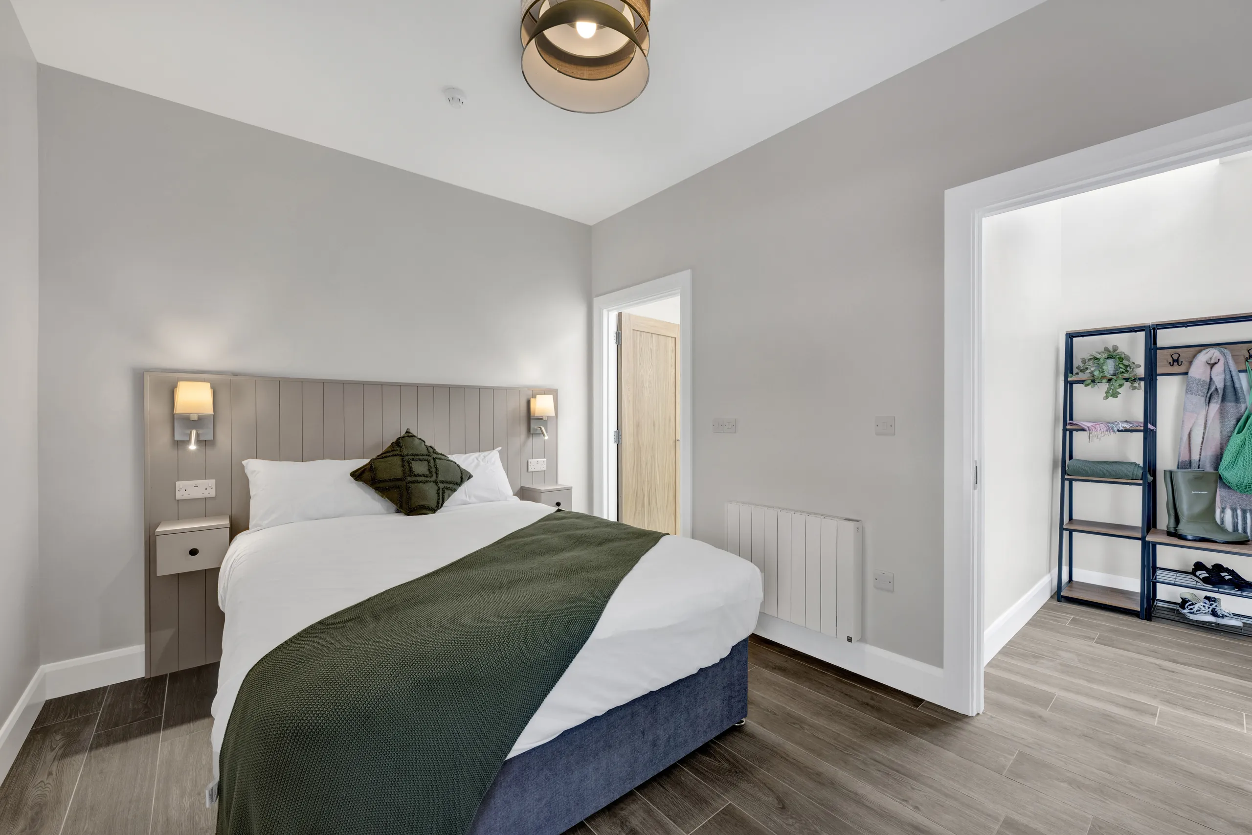 Bedroom detail in a modern home