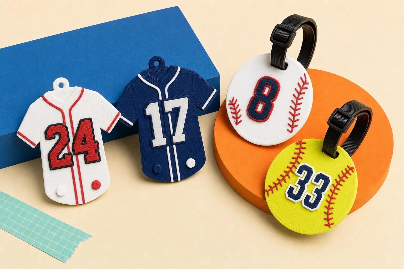 3D printed sports inspired personalized gifts
