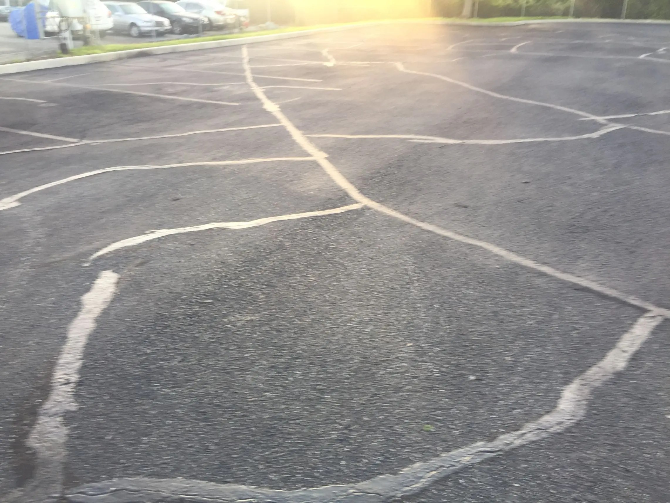 Hot Crack Seal & Speed Bumps project photograph 2