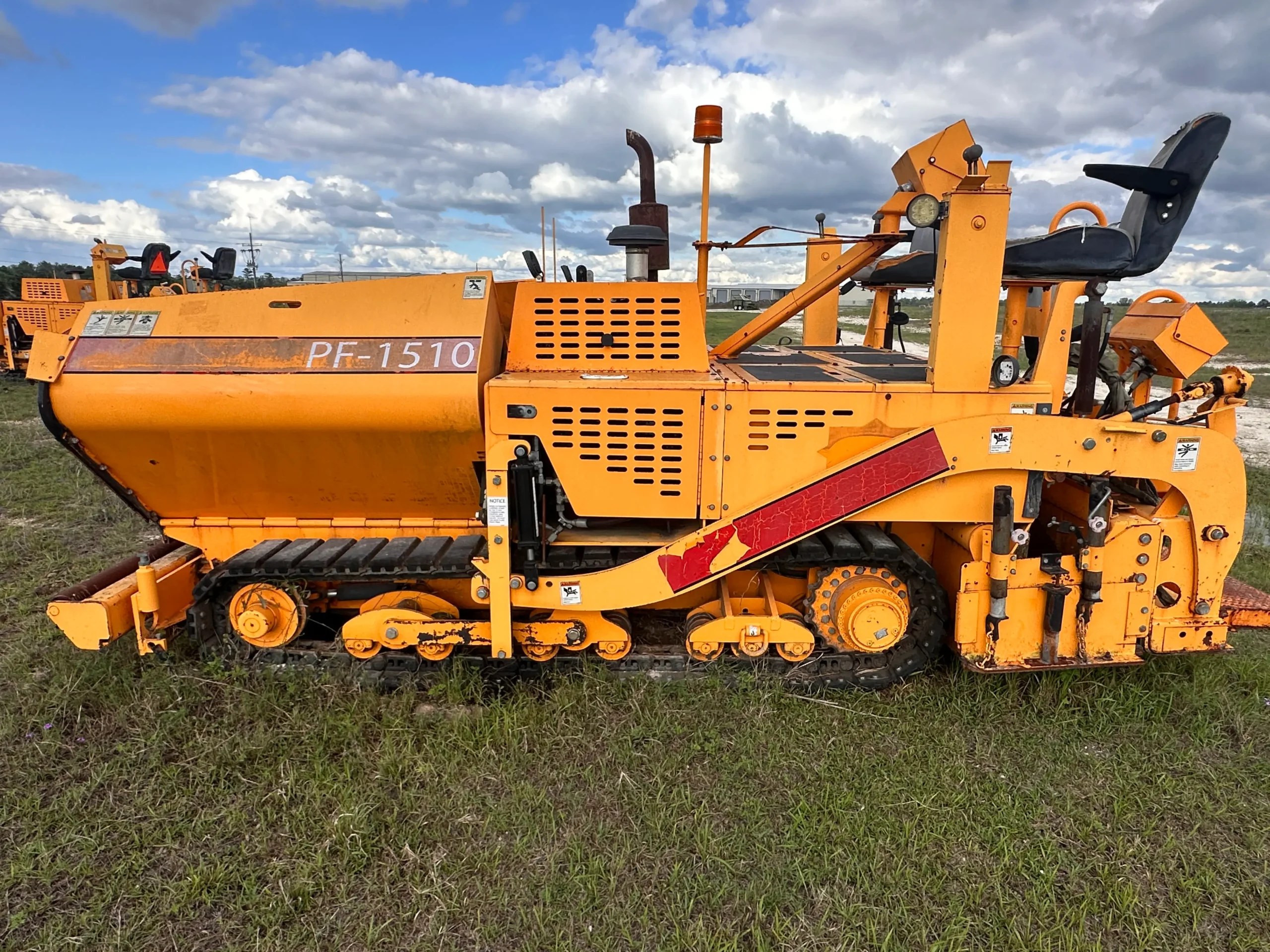 Paving equipment ready for commercial rental