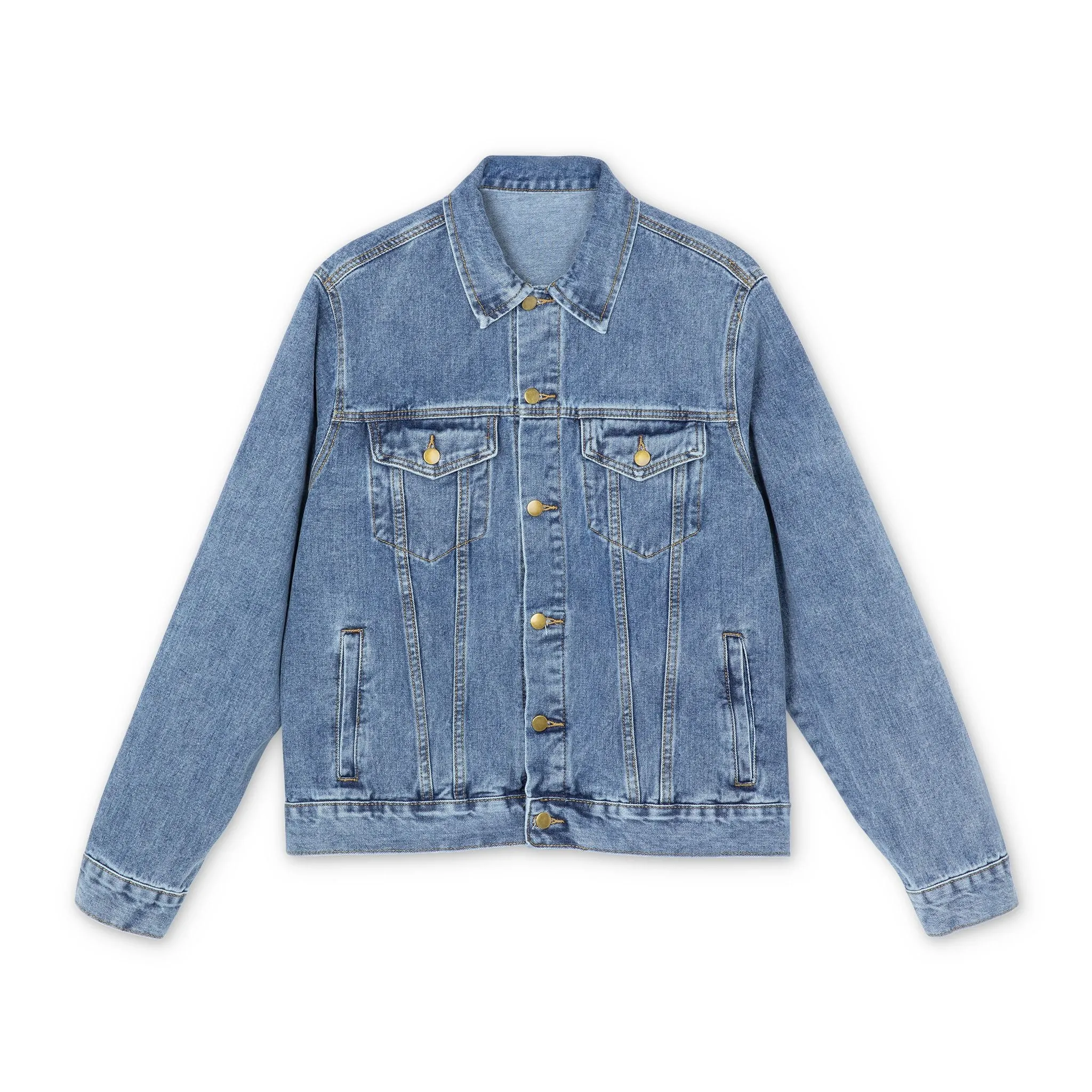 Andreco B. Denim Jacket — LINNcinnati Street Map Back Patch