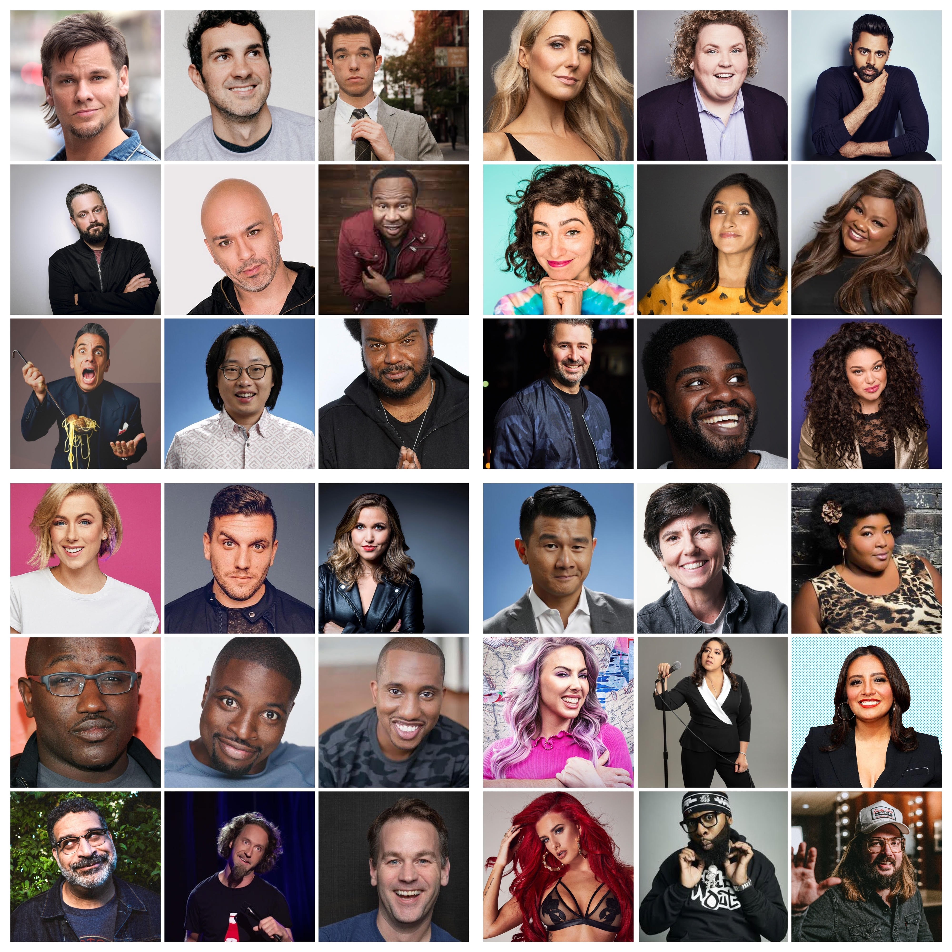 Comedy stars montage