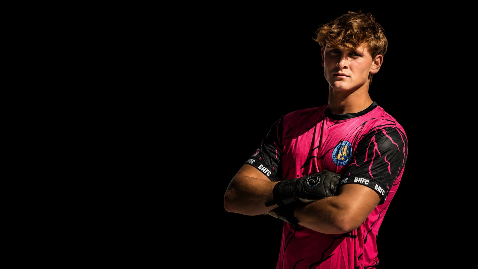 Brooke House FC goalkeeper ready for play