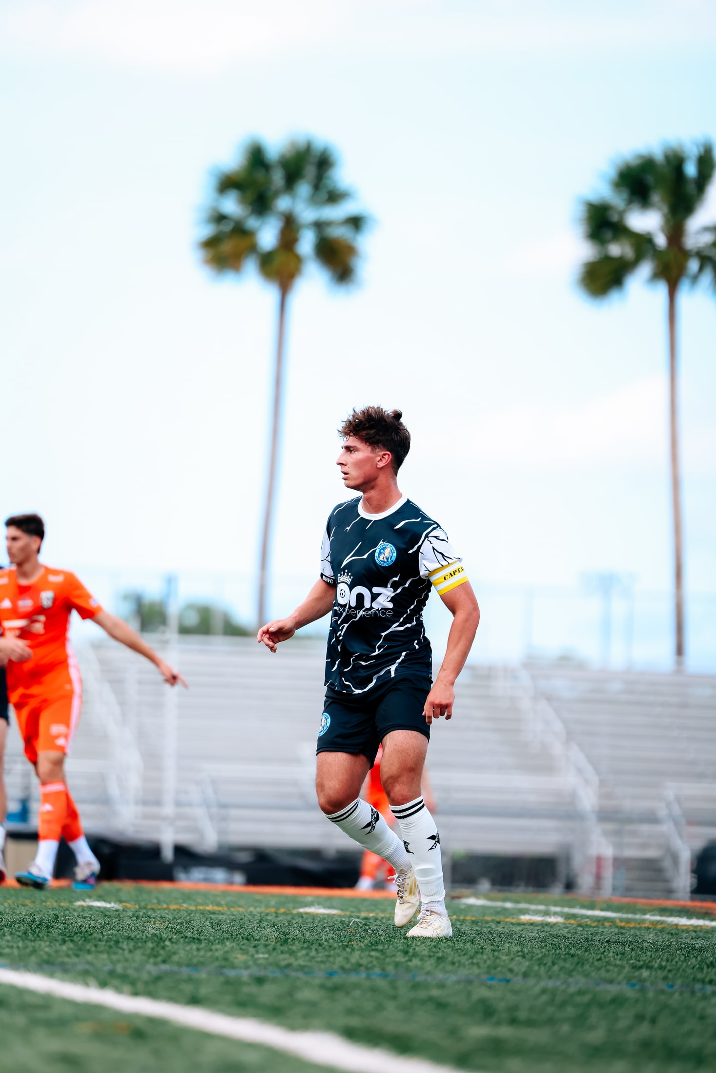 Brooke House FC captain competing on the field