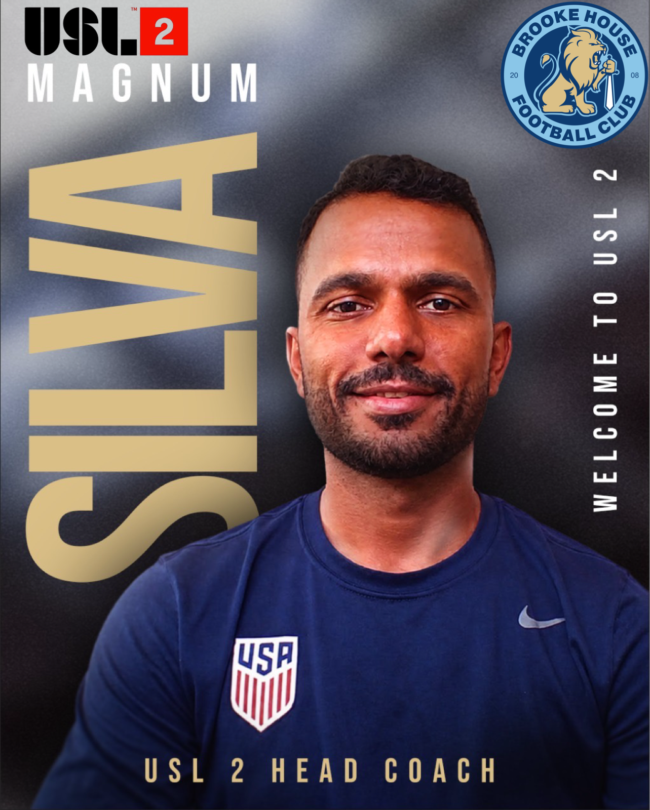 Magnum Silva announced as Brooke House FC USL2 Head Coach
