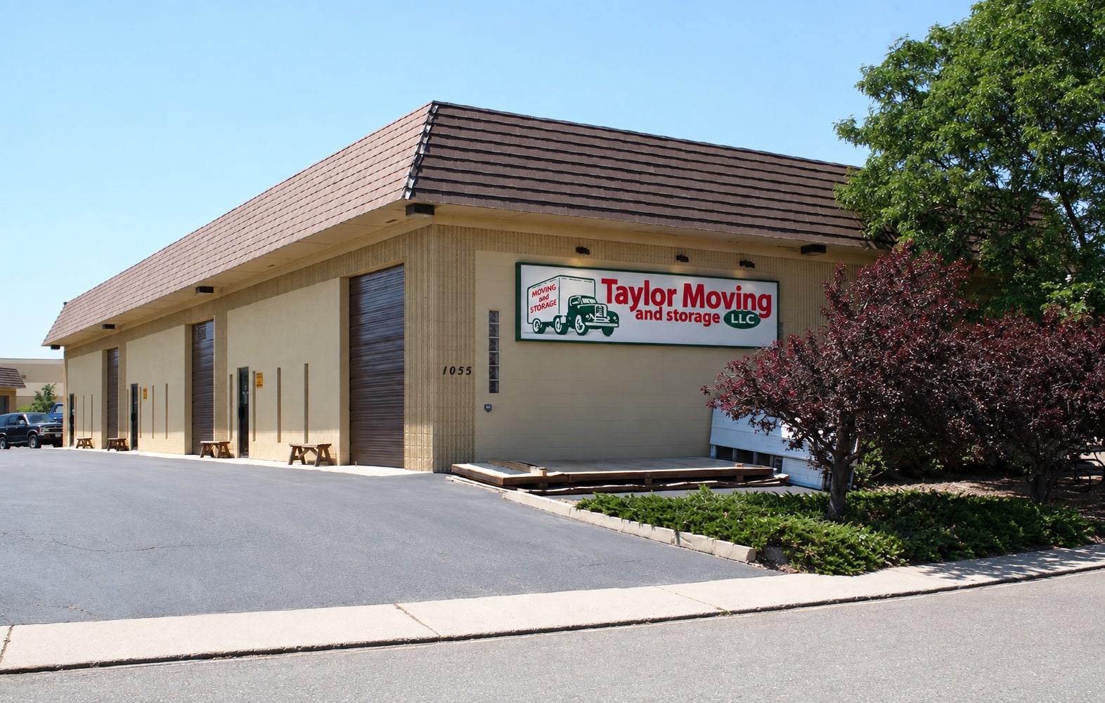 Taylor Moving and Storage's Longmont warehouse at 1055 Delaware Ave