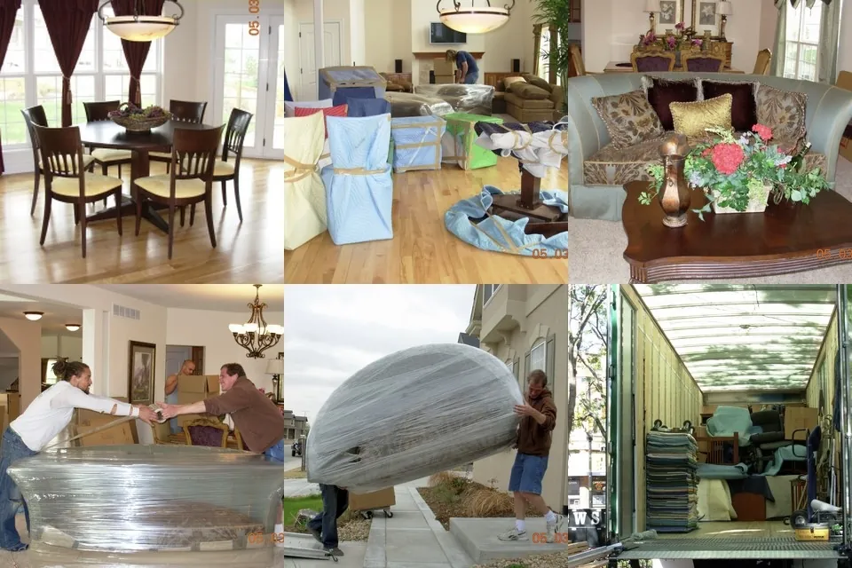 Taylor Moving packing and furniture-protection work