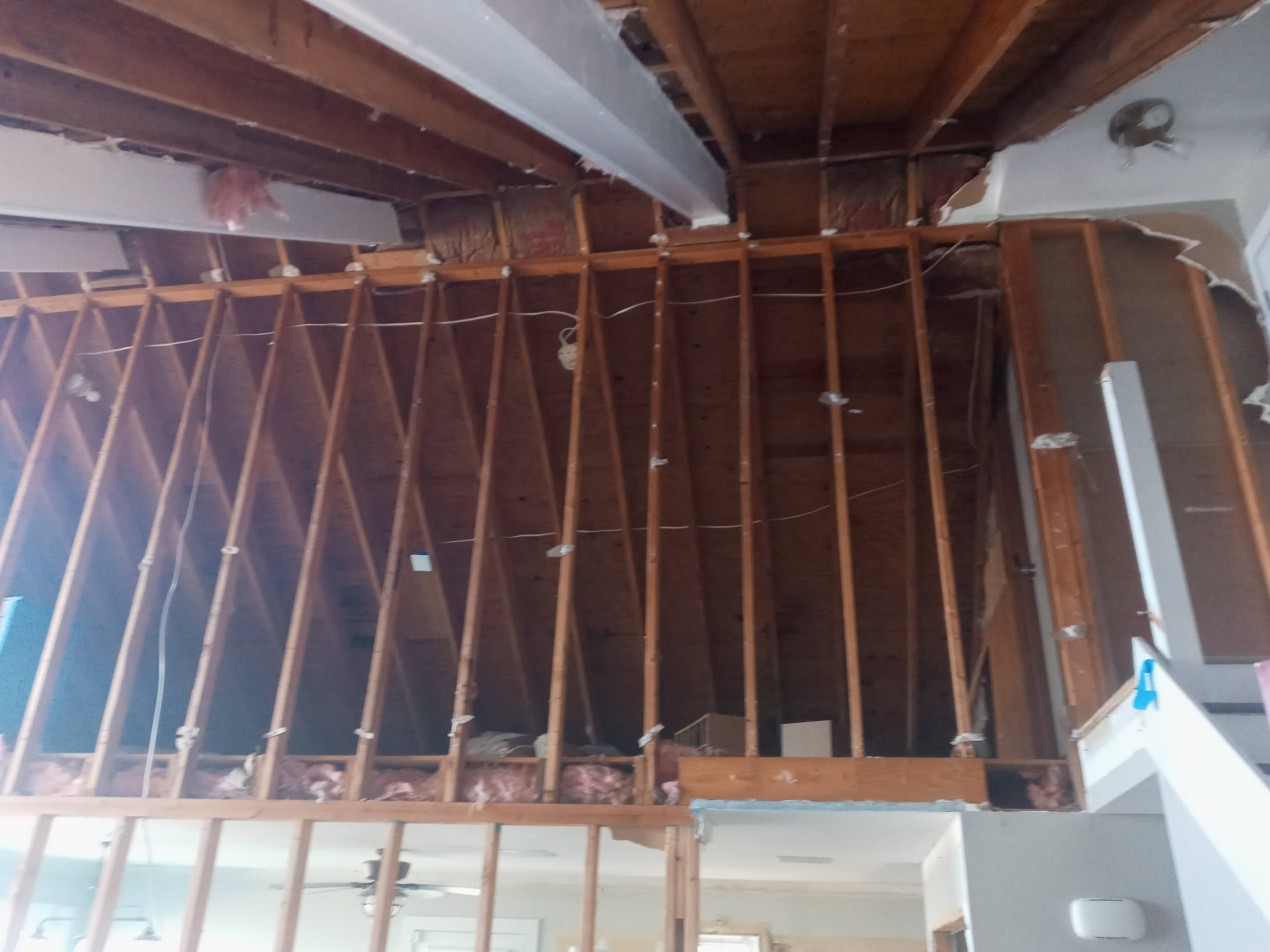 Kitchen remodel underway