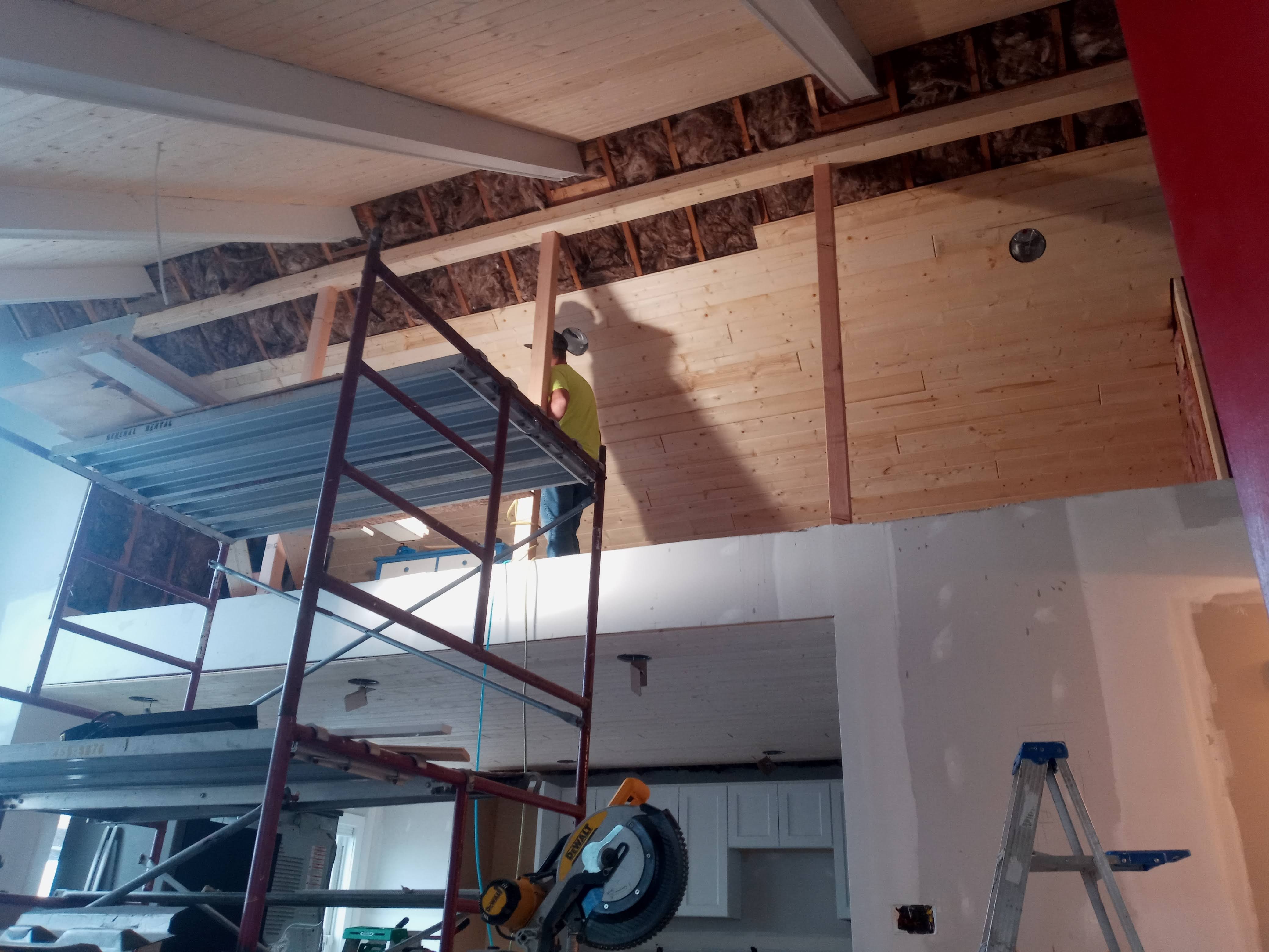 Preparing for new cabinetry