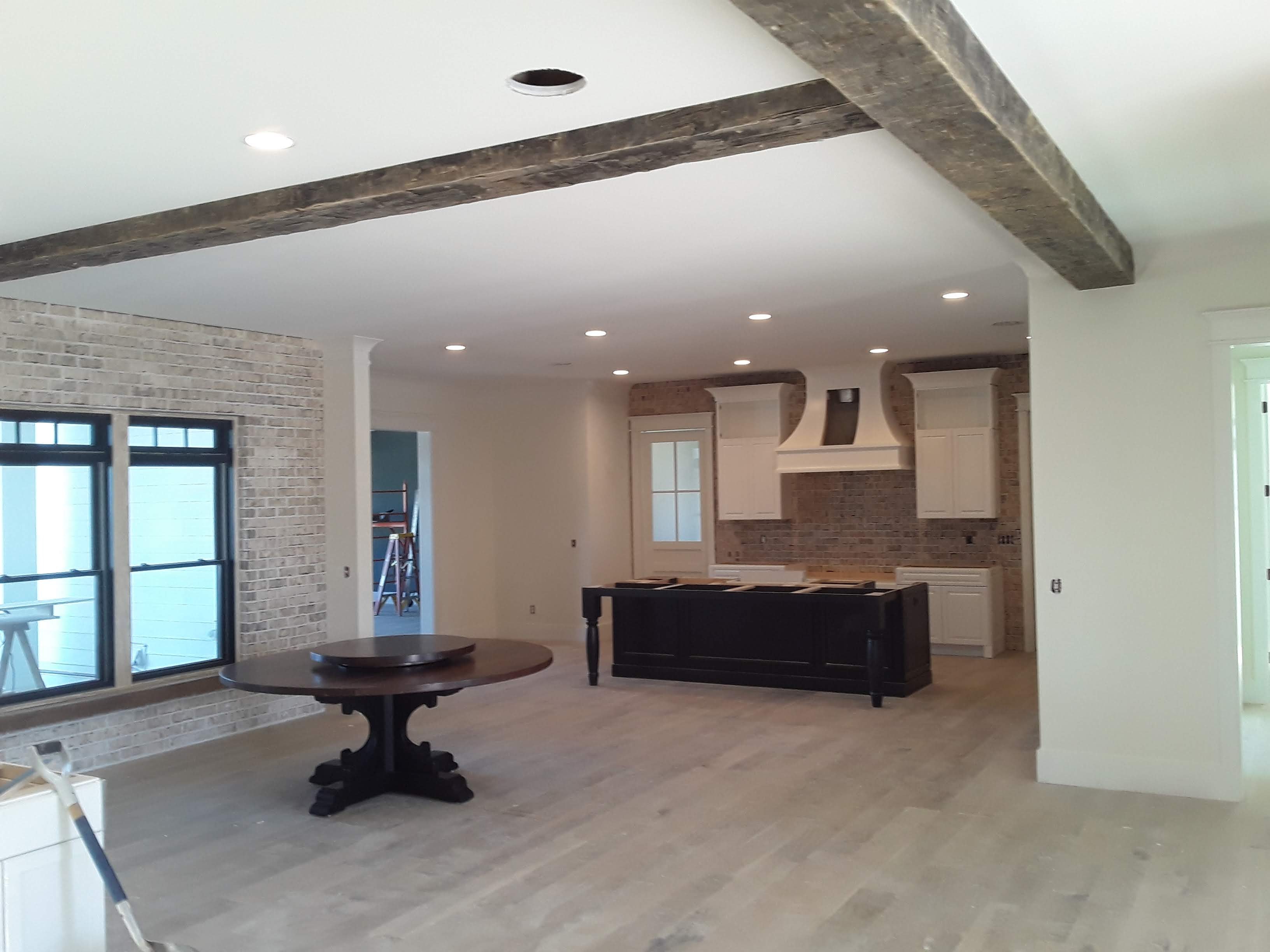 Finished custom kitchen