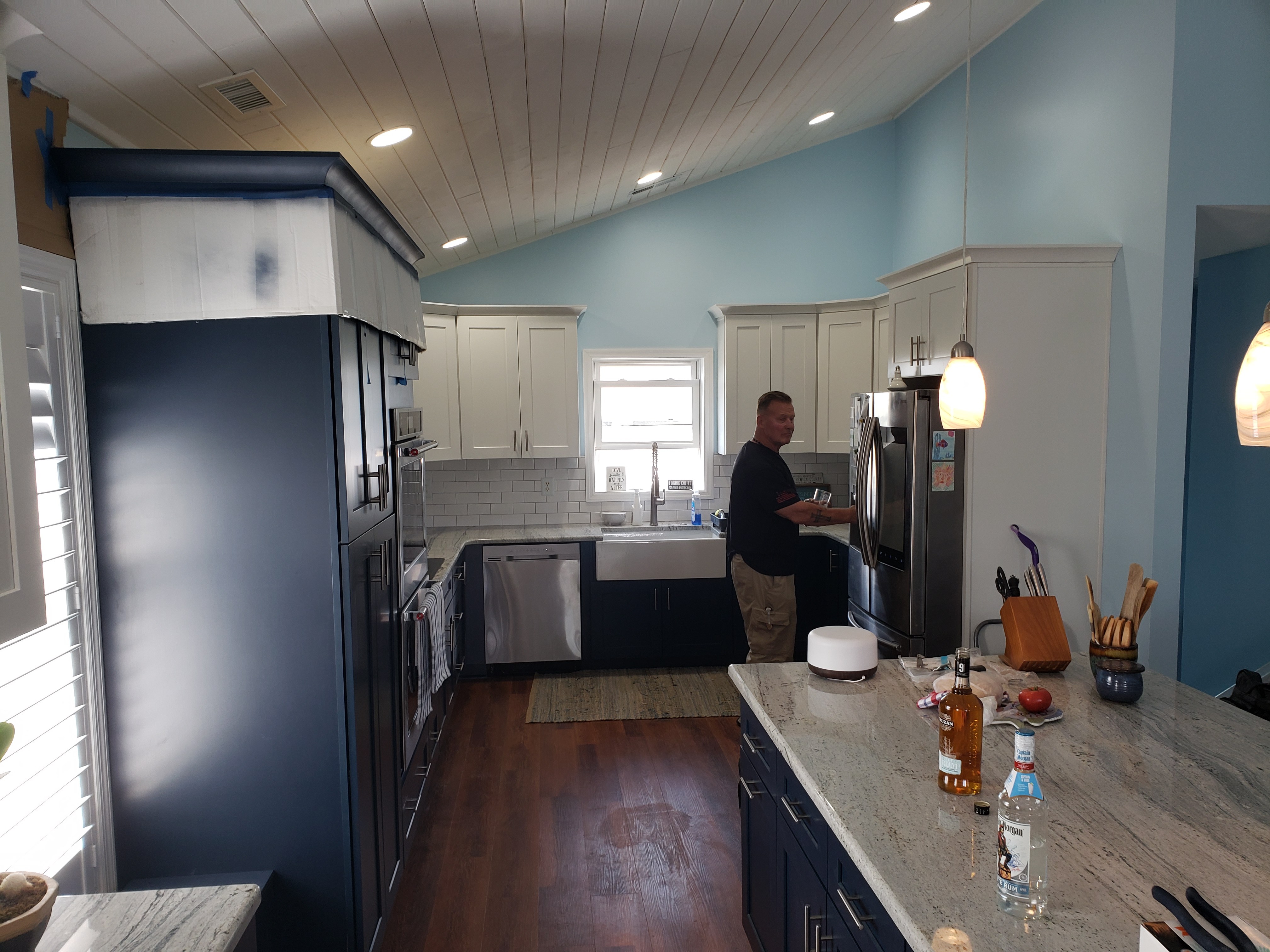 Finished kitchen
