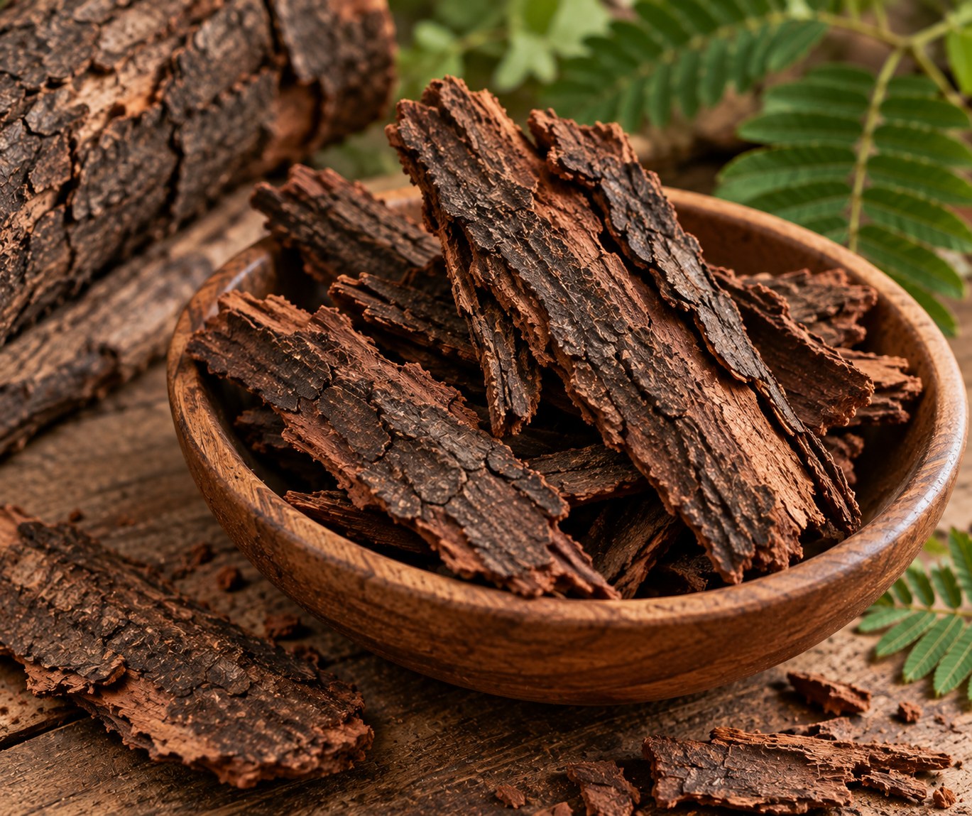 Pieces of Tepezcohuite bark