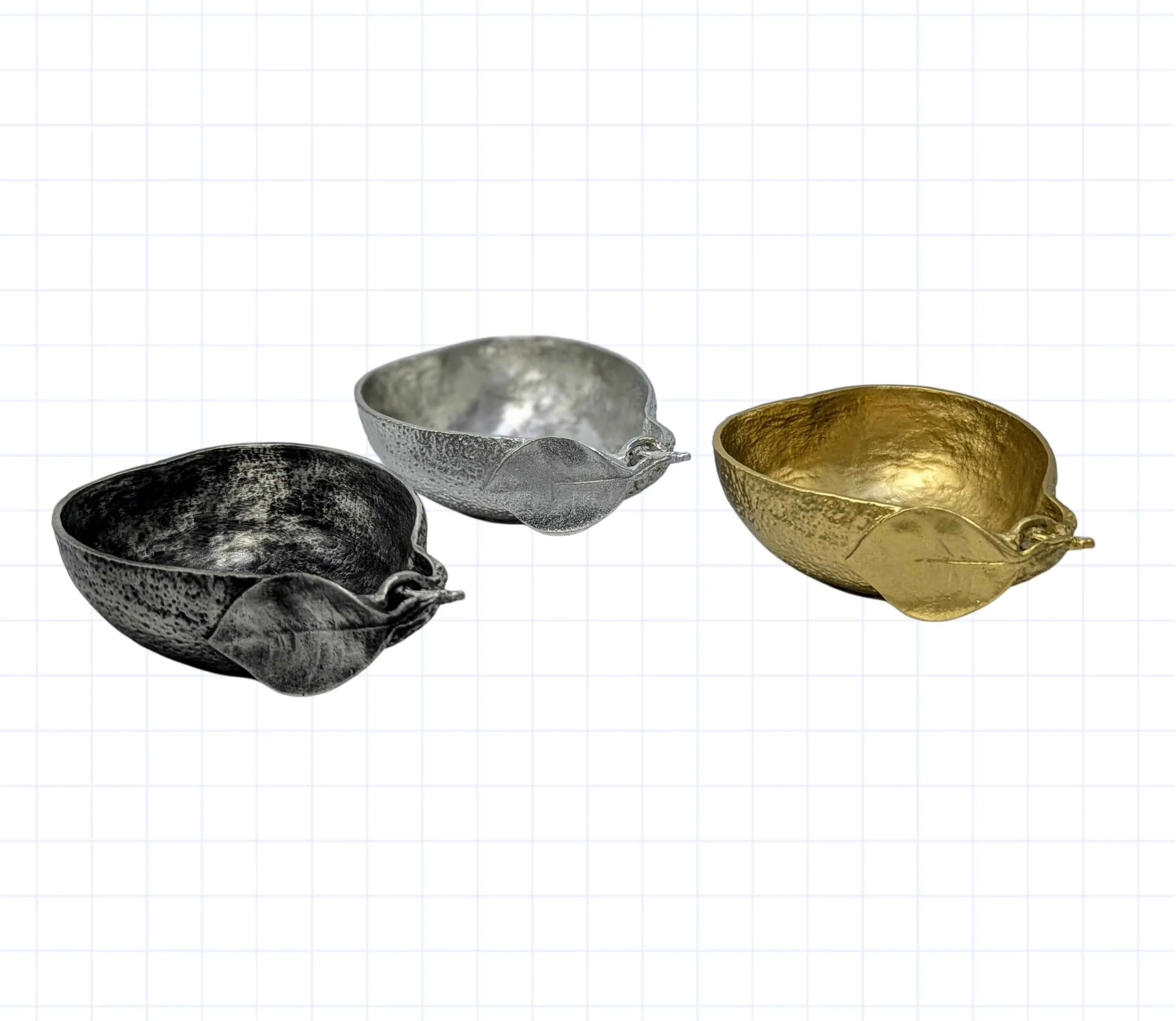 Handcrafted pewter object